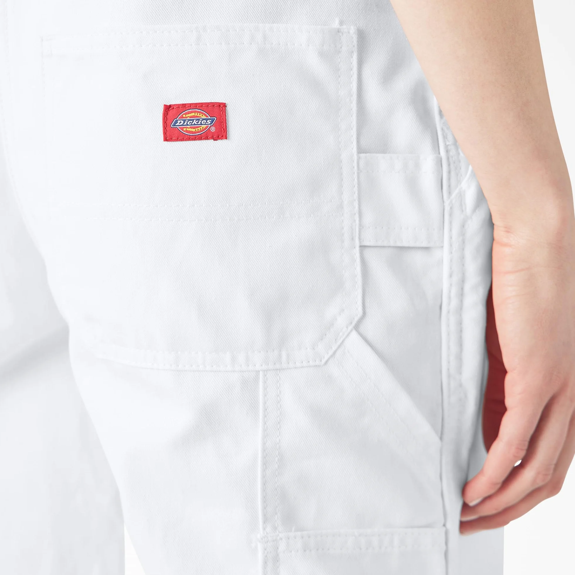 Dickies, Damskie ogrodniczki w swobodnym stylu z prostymi nogawkami