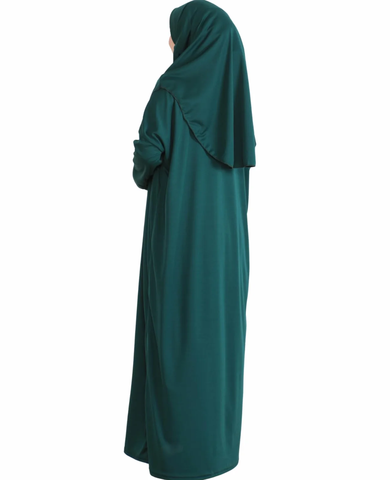 Prien Muzułmańska sukienka dla kobiet z hidżabem, Abaya, zestaw ubrań do natychmiastowej modlitwy, odzież islamska, Dubai Kaftan Jilbab Burqa