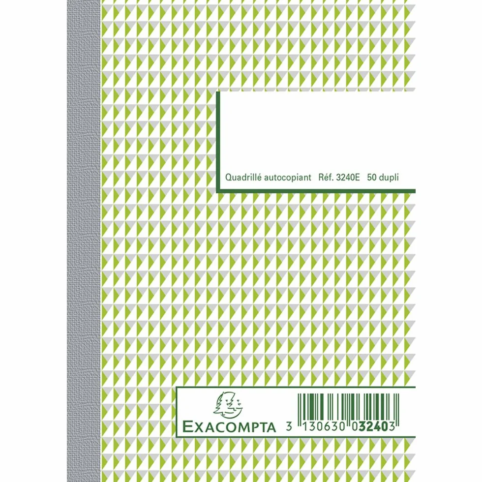 Exacompta książka z zamówieniami, 14,8 x 10,5 cm, pionowa, duplikatowa kopia bez węgla, 50 stron (francuski nadruk)
