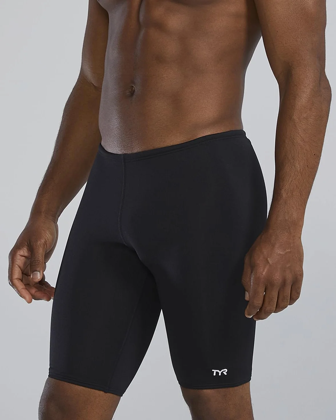 TYR Durafast Elite Athletic Jammer męski strój kąpielowy, Czarny, 48