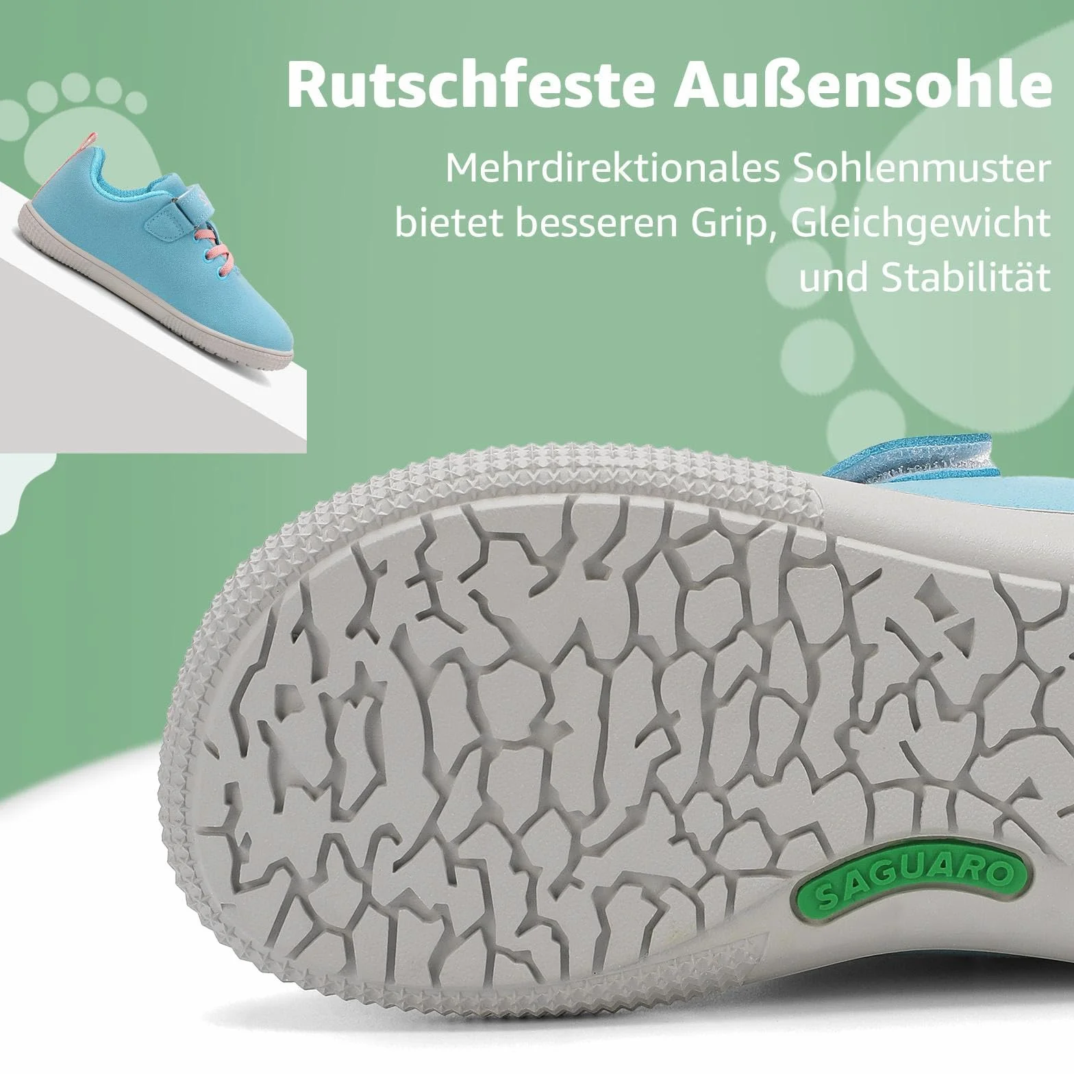 SAGUARO Buty do chodzenia boso dziecięce buty typu sneakers Outdoor szerokie buty halowe buty dziecięce rozm. 25-36