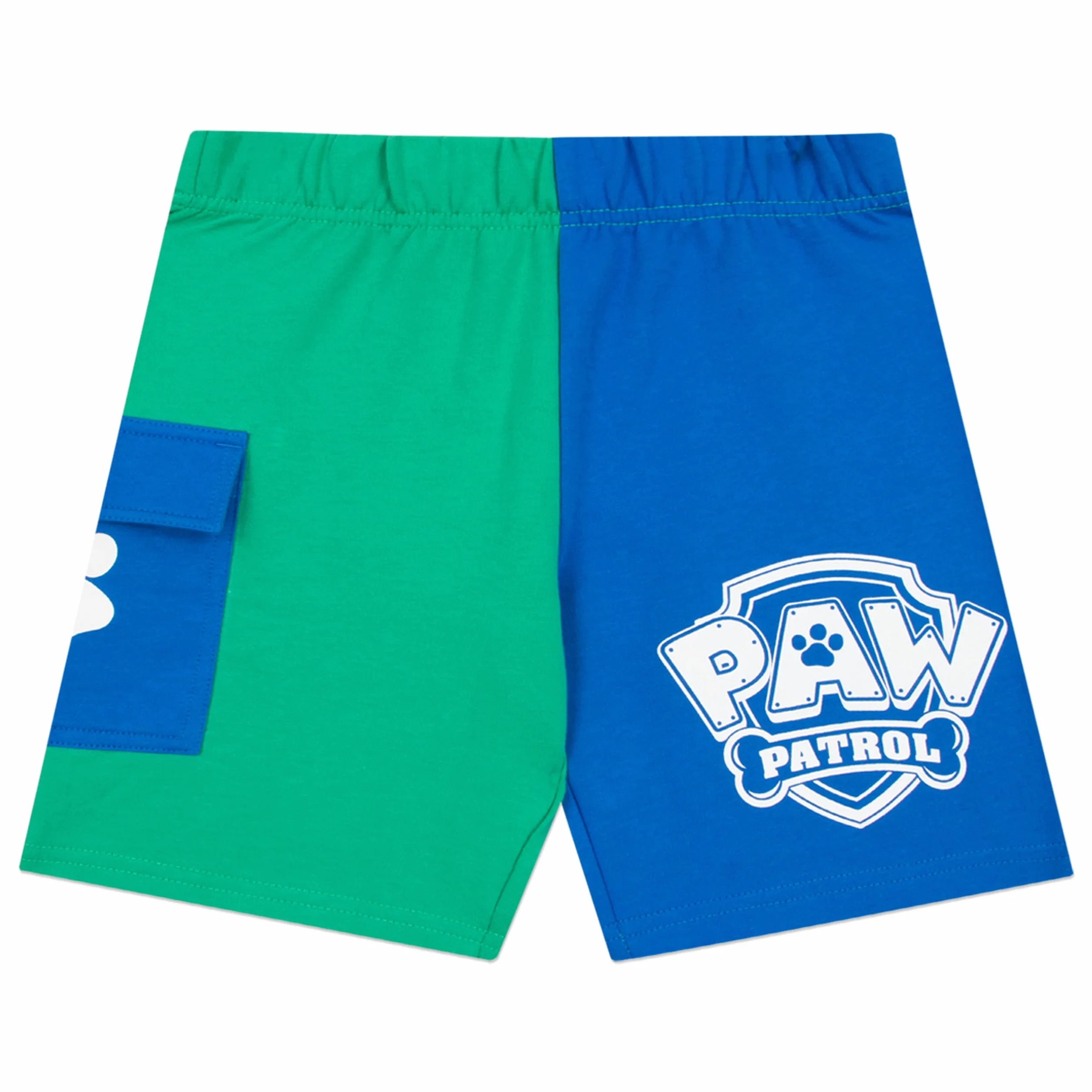 Paw Patrol T-Shirt i Szorty | Zestaw Koordynowany | Chase, Rubble, Skye i Marshall T-Shirt i Zestaw Szortów