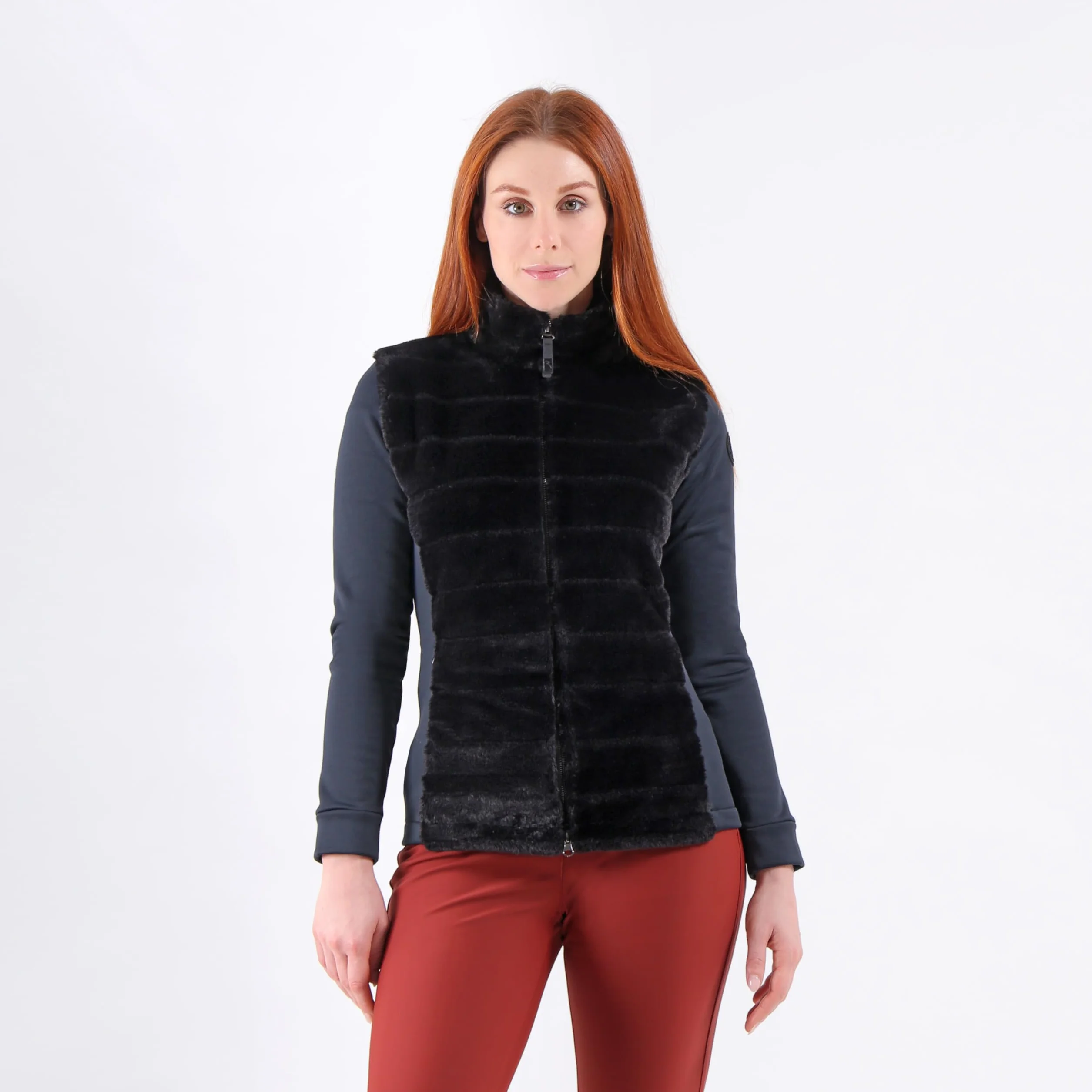 Chervò Possamai sweter damski, czarny/czarny, 44