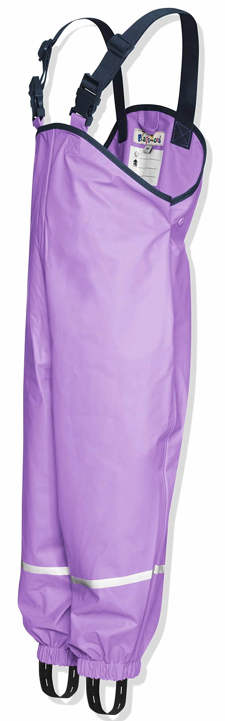 Playshoes Dzieci Spodnie Przeciwdeszczowe, Fioletowy, 128 cm