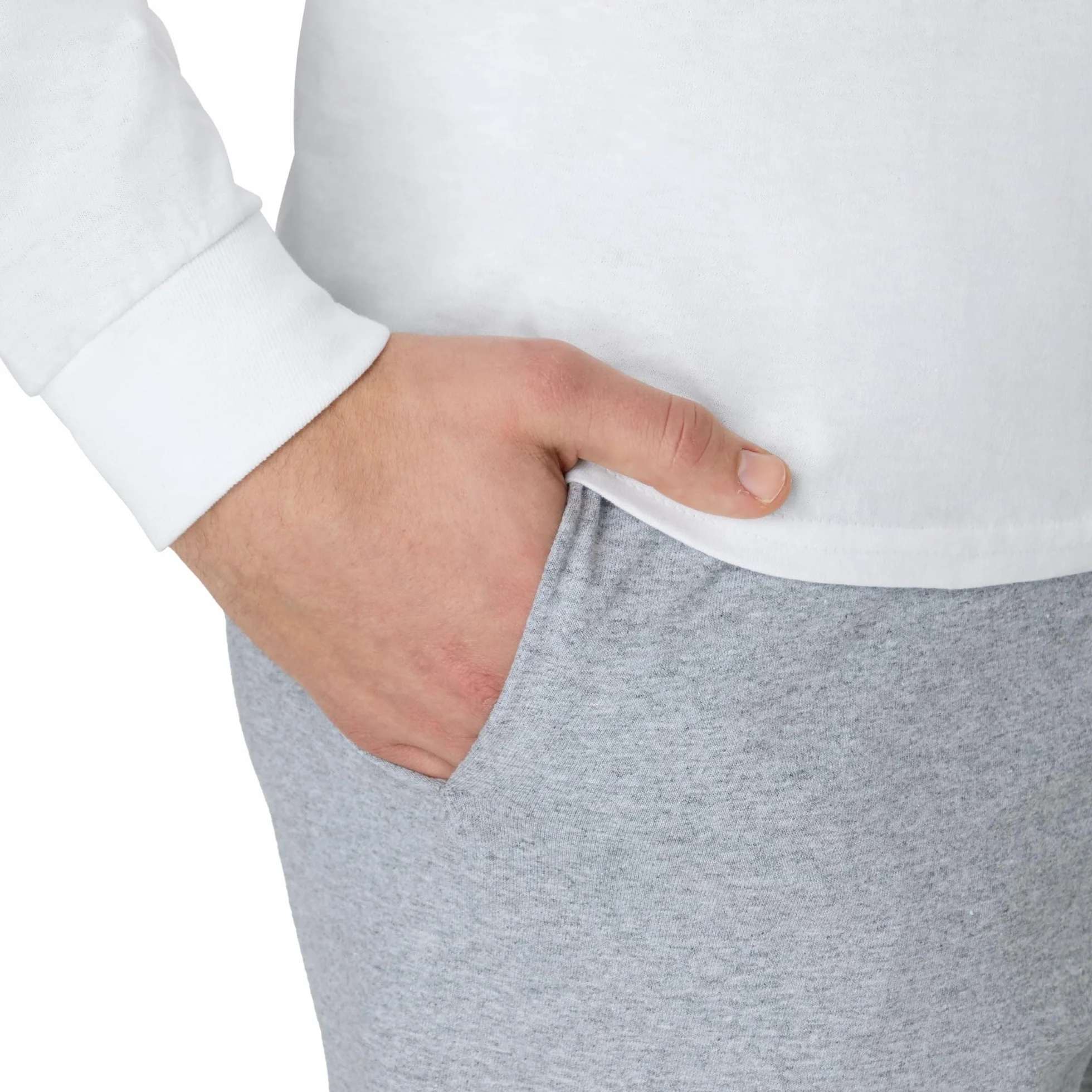 Hanes Jersey Short With Pockets - Nieformalne szorty Mężczyźni