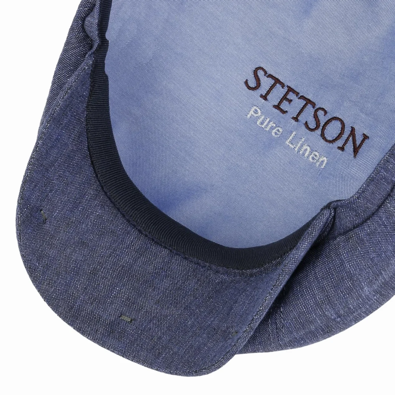 Stetson Kaszkiet Lniany HatterasKobiety/Mężczyźni - Made in the EU newsboy cap czapka z lnu daszkiem daszkiem, podszewką wiosna-lato Lato