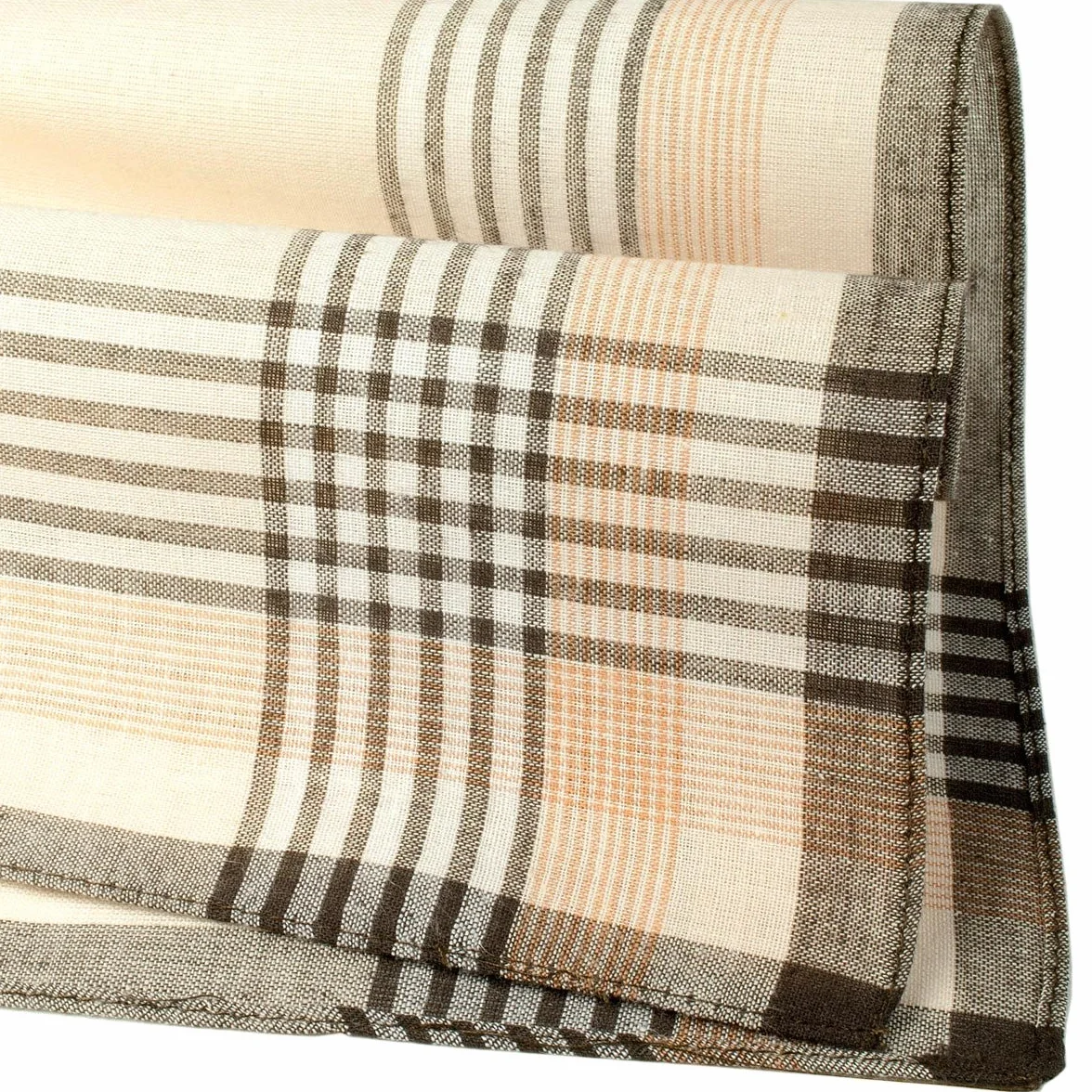 9 Dużych Chusteczek z Tkaniny dla Mężczyzn - 100% Bawełna - 40x40 cm - Model Gaspard