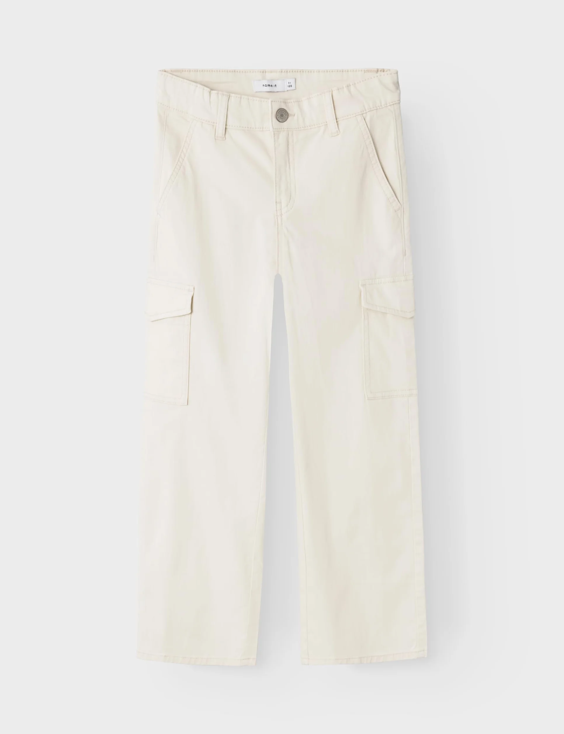 NAME IT Nkfrose Wide Twill Cargo 8108-ba Noos - Spodnie Dziewczynki
