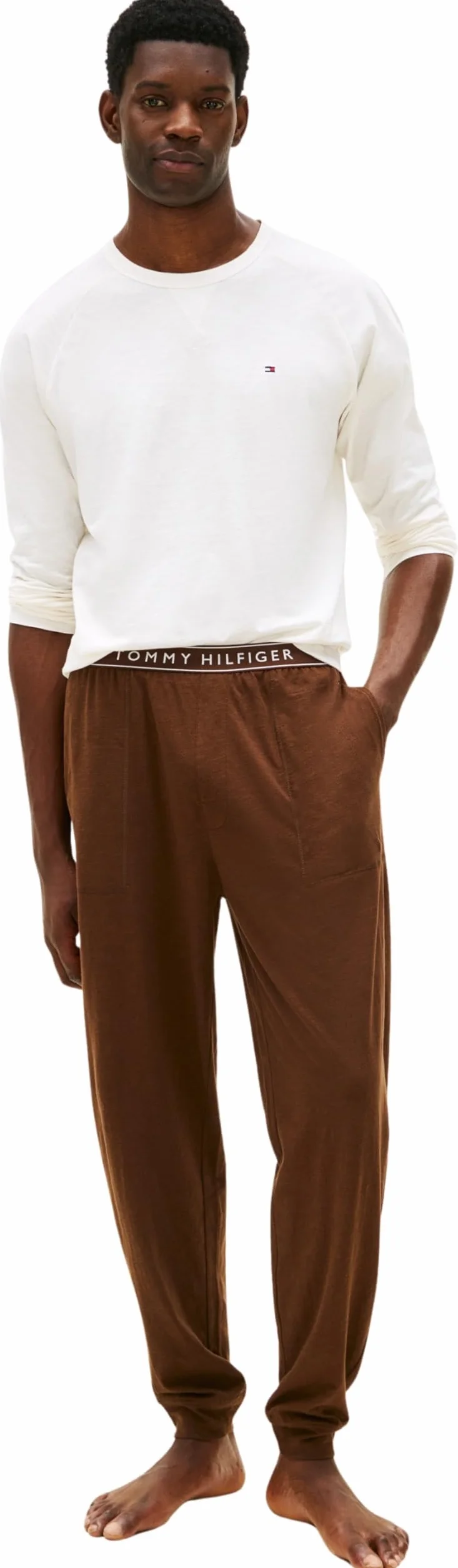 Tommy Hilfiger Zestaw Mężczyźni Ls Jersey Pj Set Cuffed Um0um03609