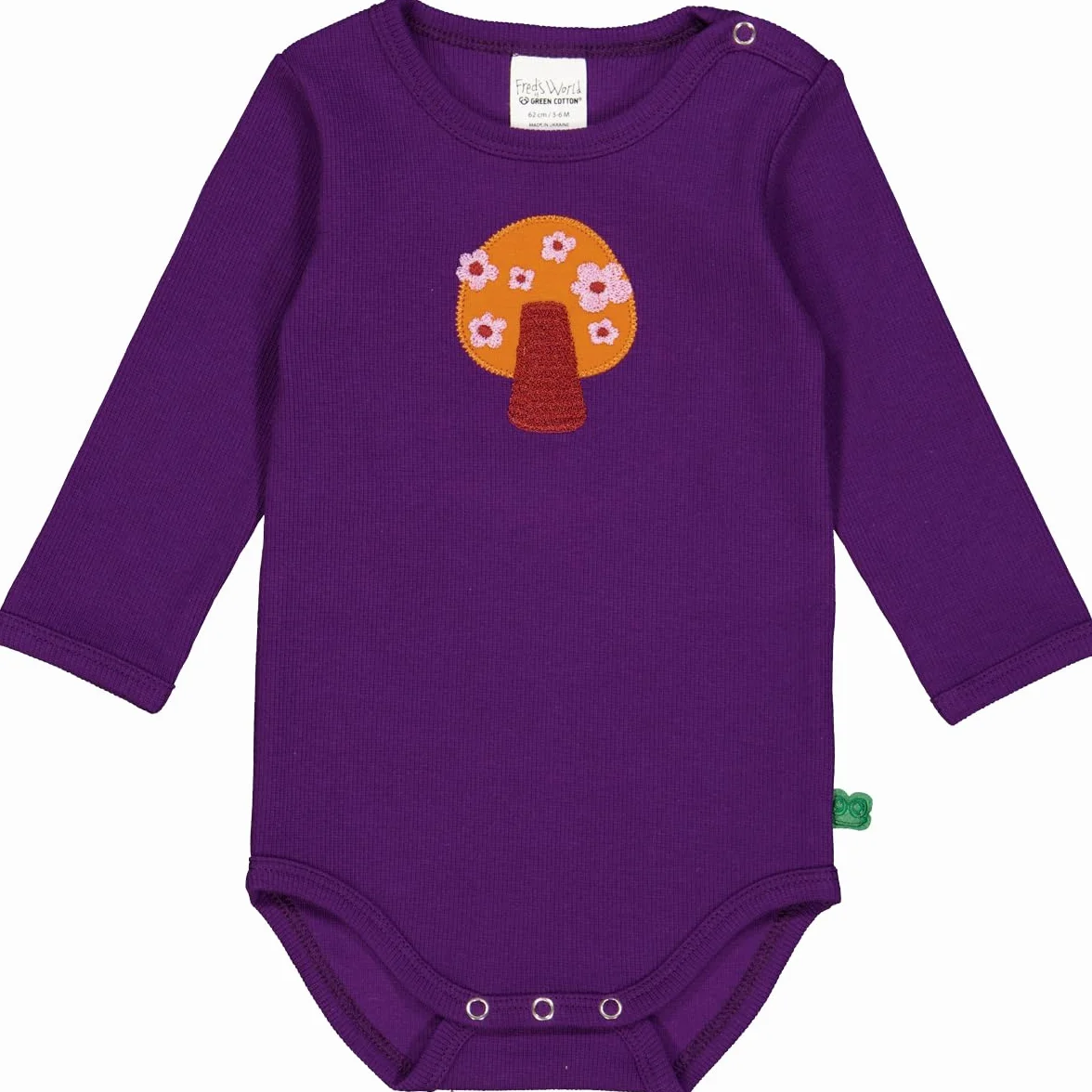 Fred's World by Green Cotton Warstwa bazowa Niemowlęta - dziewczynki Vibes Rib L/S Body