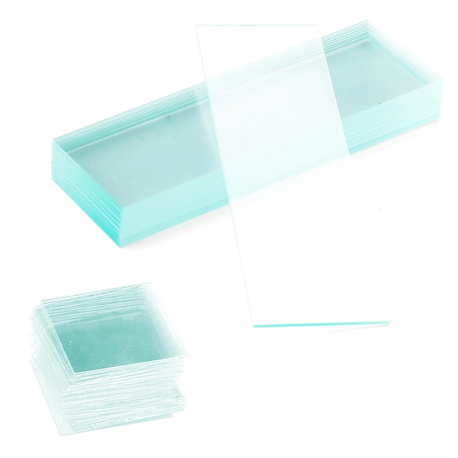 50 sztuk szkiełek mikroskopowych 76 x 26 mm i 100 sztuk szkieł kryjących 18 x 18 mm mikroskop akcesoria do laboratorium, biologii, nauki, nauki z kroplówkami