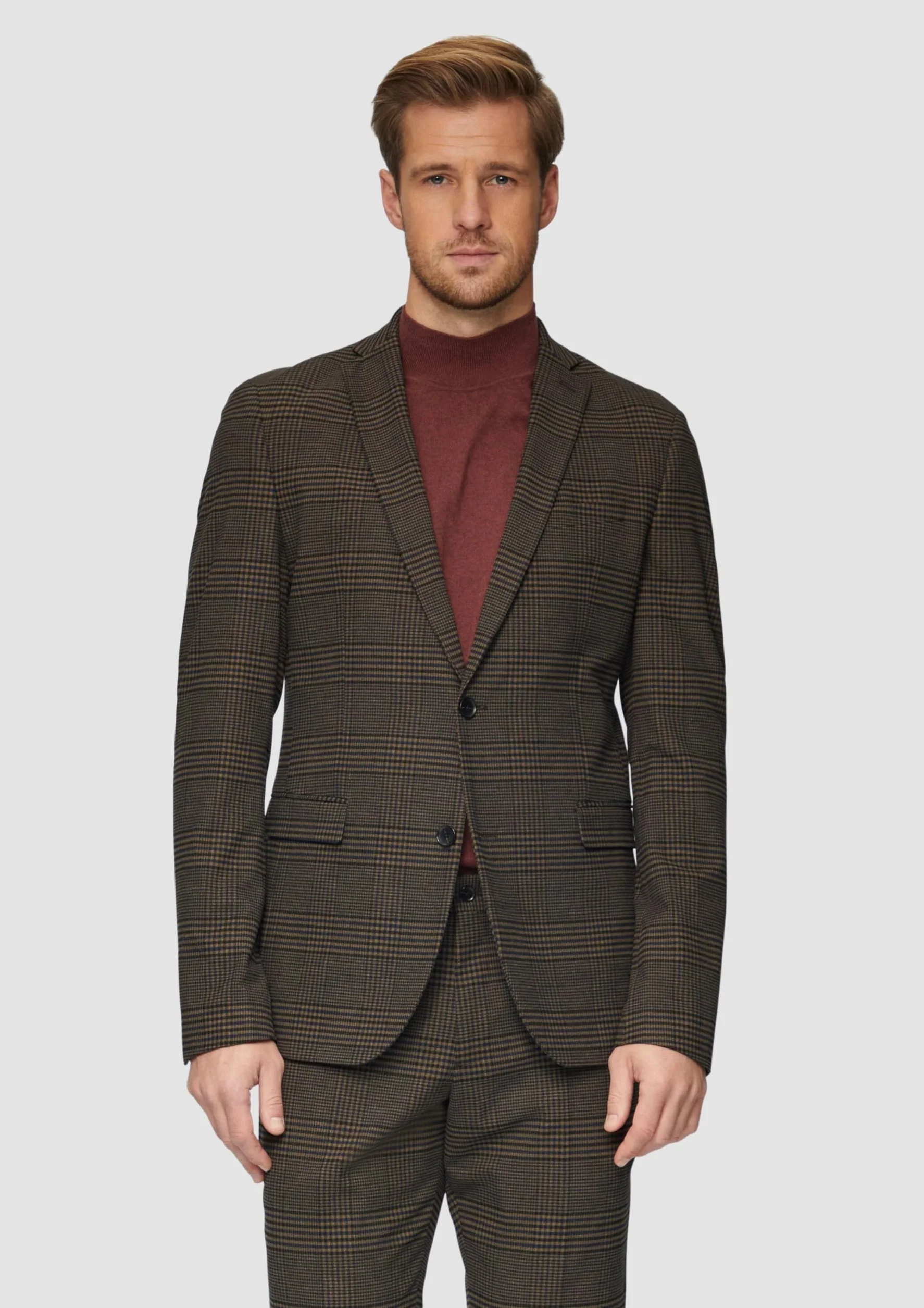 s.Oliver Marynarka garniturowa, krój slim fit Mężczyźni 2150981