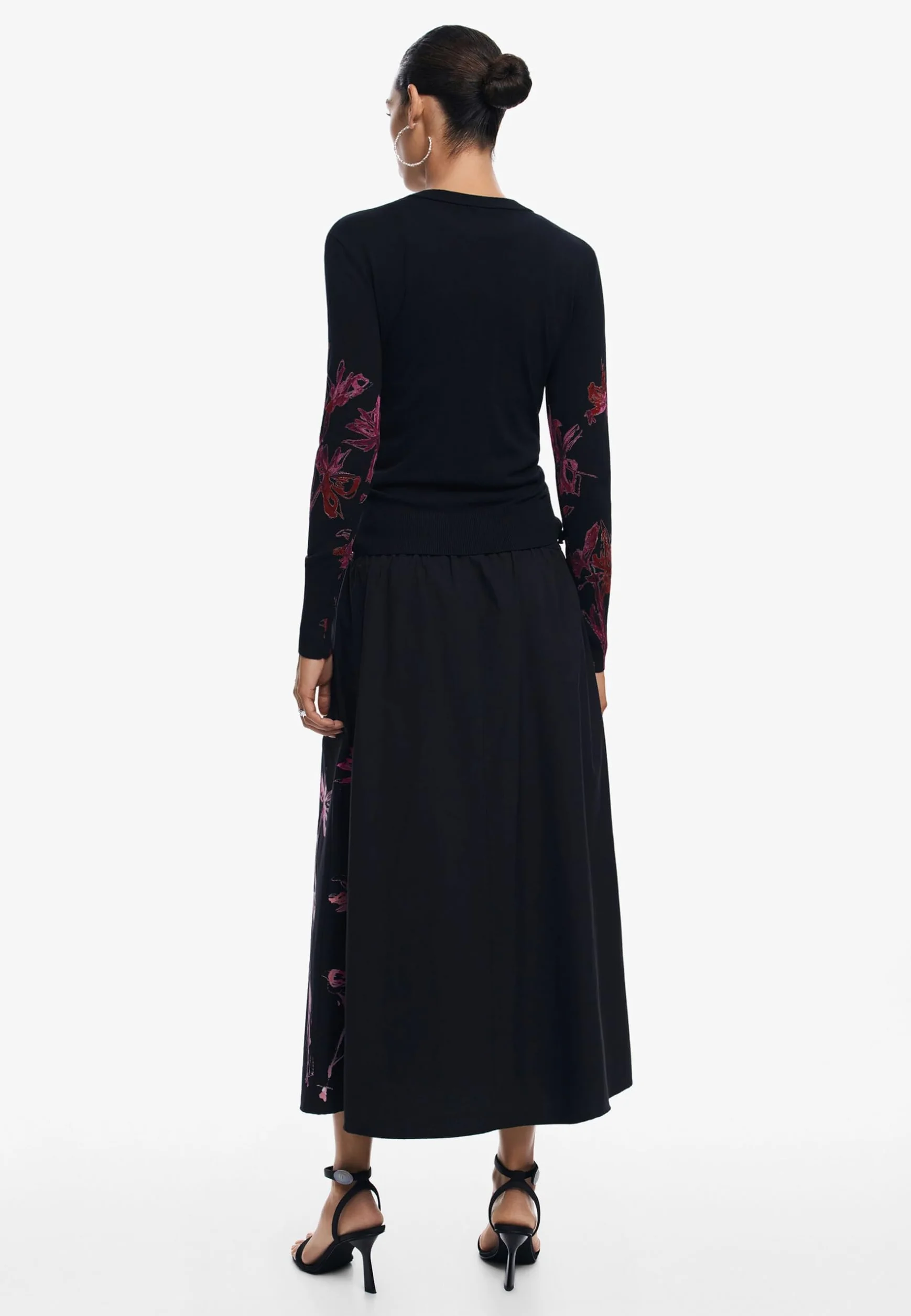 Desigual REPRIS_JERS_Seductive, 2000 Czarny, M, Czarny (Black), M