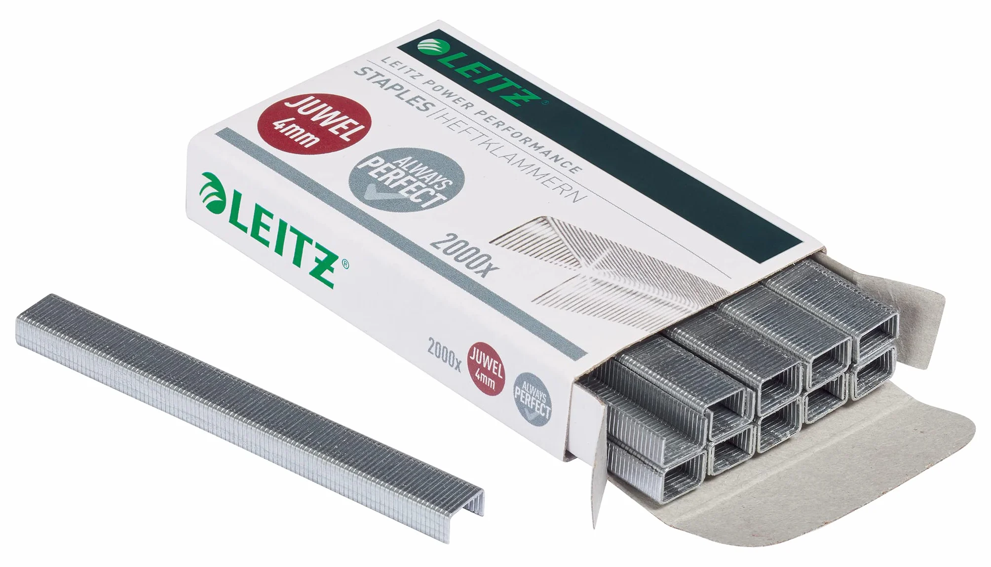 Leitz Power Performance 56400000 Zszywki, Srebrny, 2000 szt.