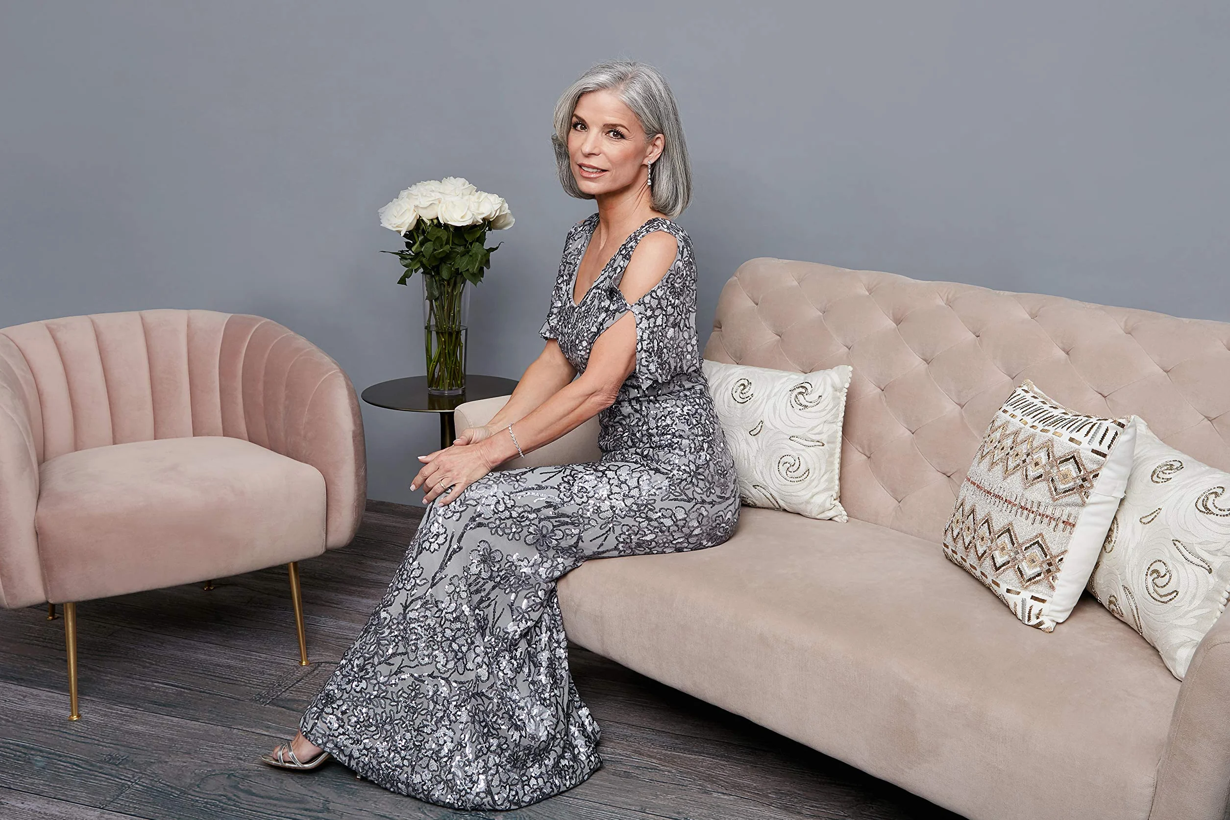 Alex Evenings Sukienka na specjalną okazję damski Long Sequin Dresses