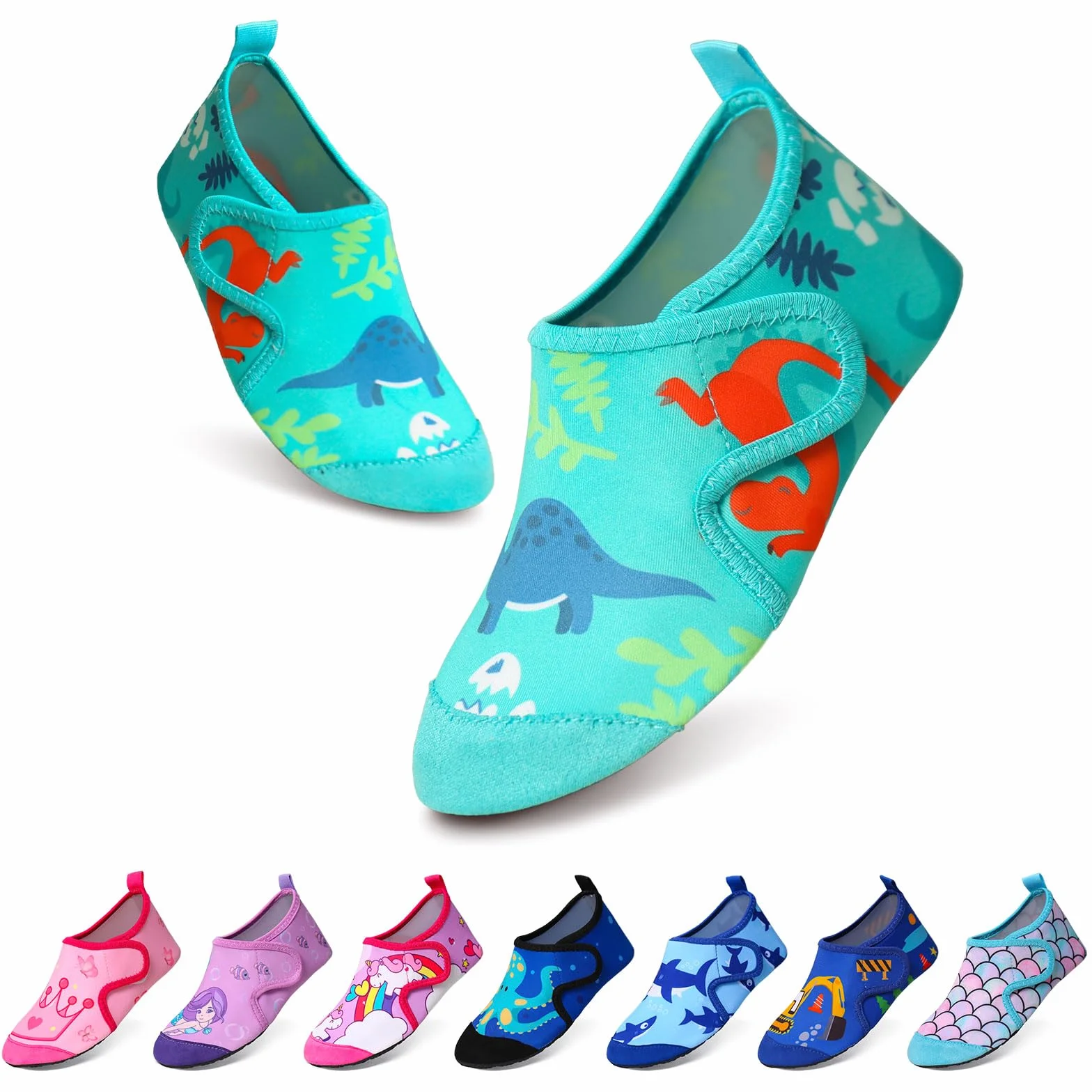 Tolaler Buty do wody dla dzieci, dziewczynek, chłopców, buty plażowe dla dzieci z grubą podeszwą, antypoślizgowe, miękkie i trwałe buty do wody dla dzieci, na basen i do ogrodu