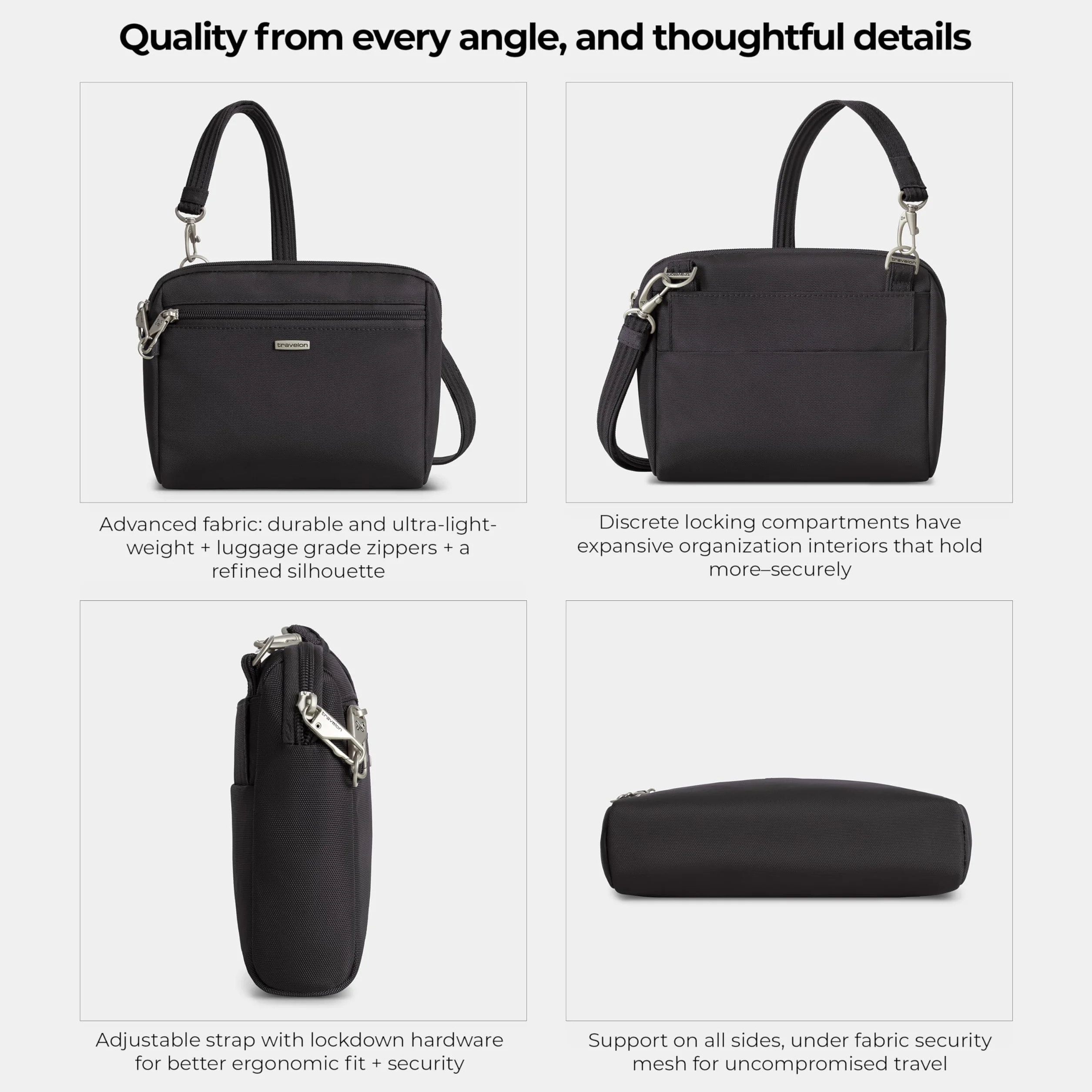 Travelon Torebka na ramię Kobiety Travelon Classic Convertible Crossbody & Waist Pack