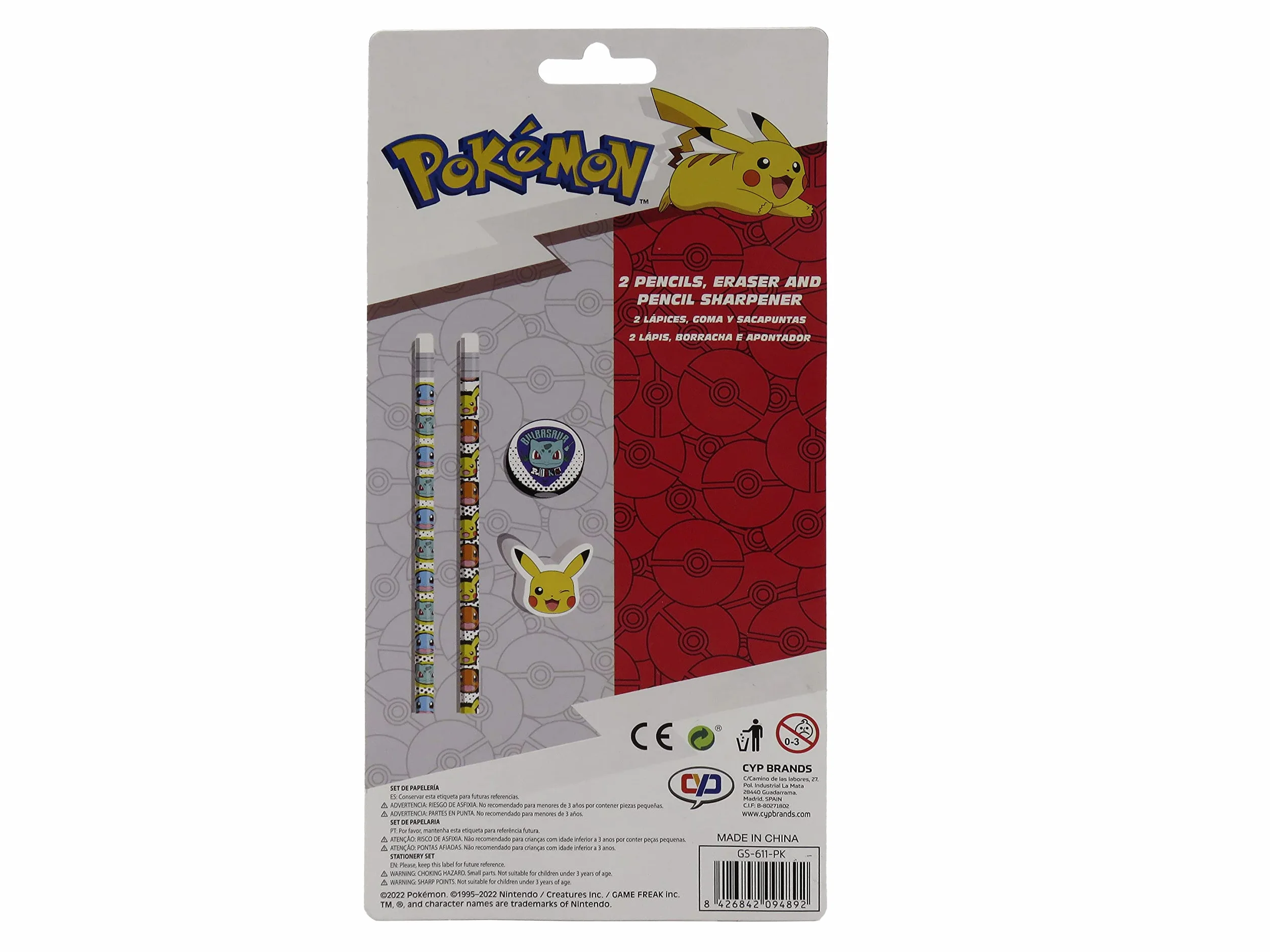 Pokémon Papeteria Zestaw (CyP Brands)