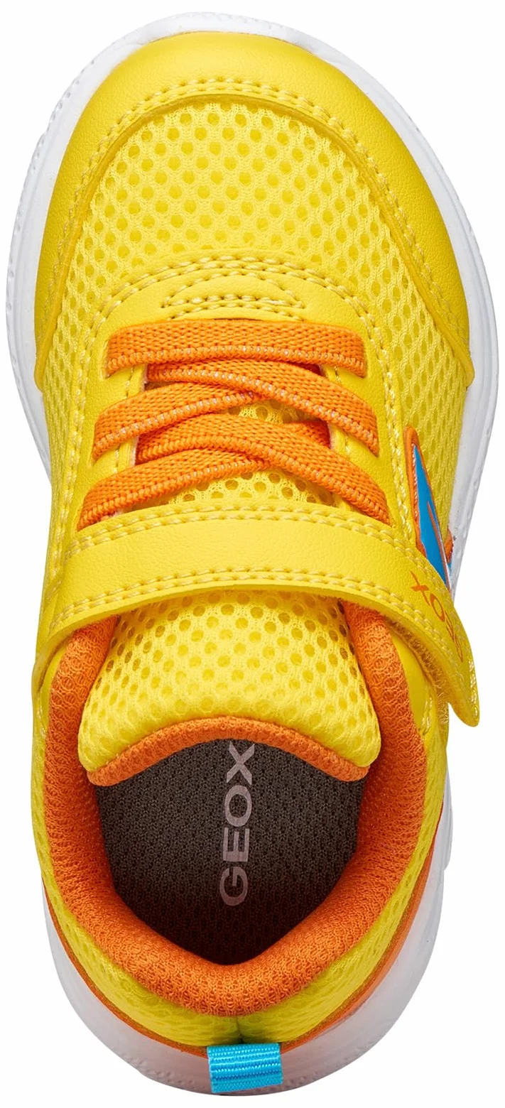 Geox B SPRINTYE Boy C Sneakers, żółte/pomarańczowe, 26 EU