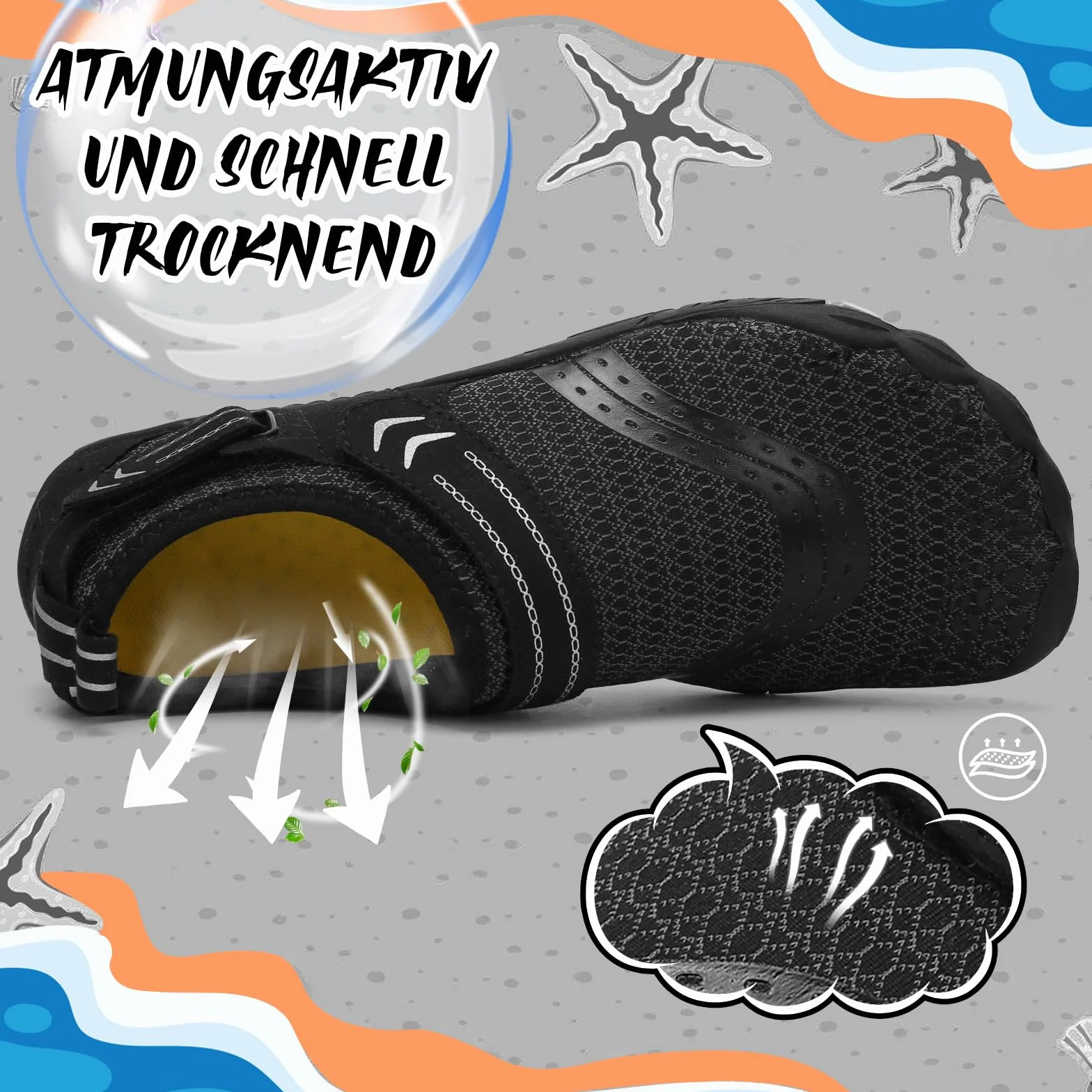 IEEILULU Buty Barefoot dla dzieci, Barefoot dla dzieci, regulowane buty do chodzenia na bose stopy, wodne buty do wody dla dzieci
