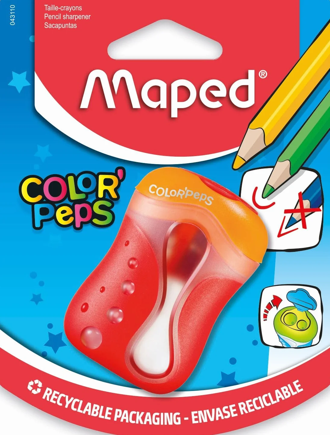 Maped 043110 "Colorpeps" 2-otworowa temperówka