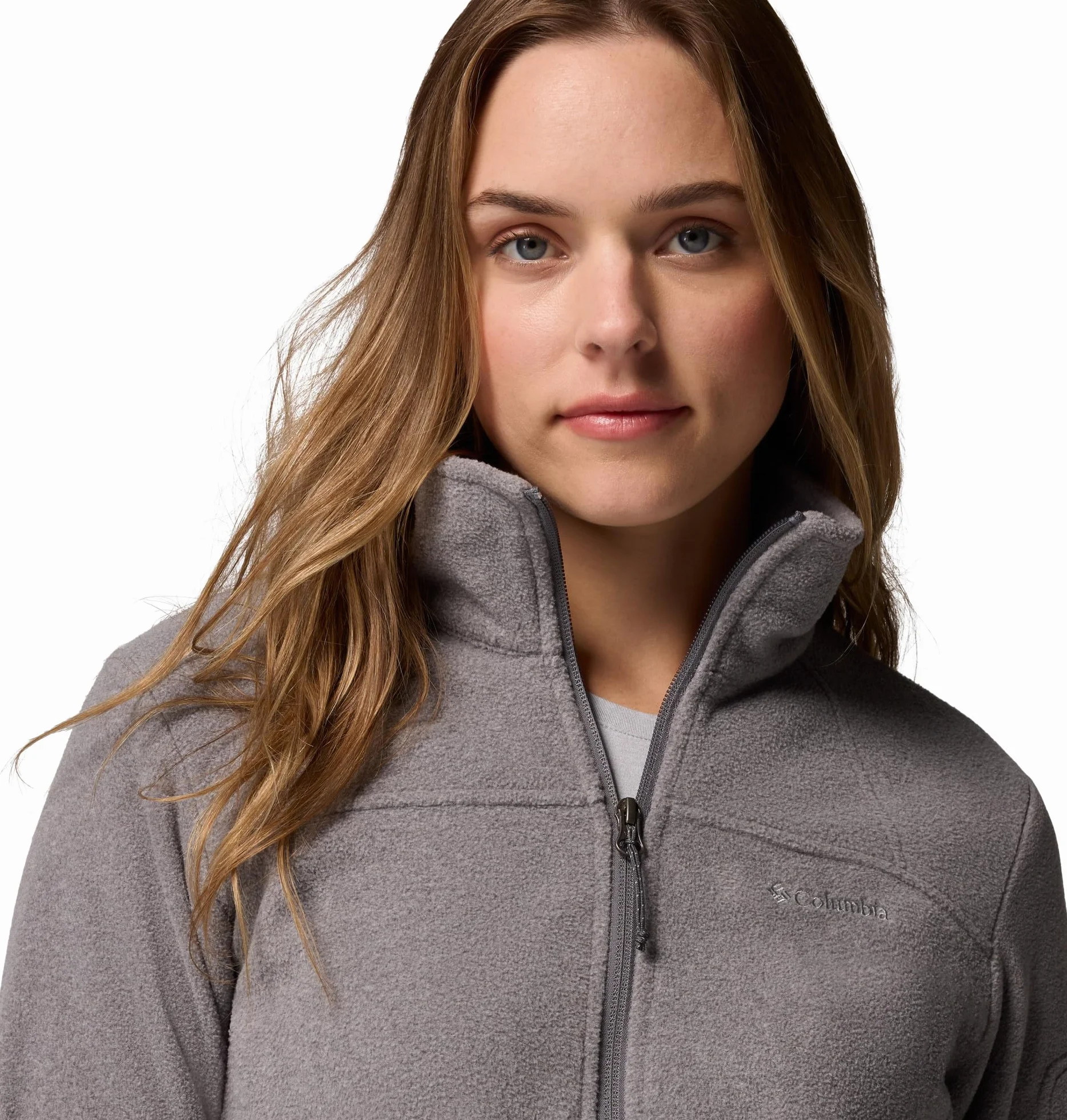 Columbia Fast Trek Jacket, Kurtka polarowa Kobiety, City Grey Heather/City Grey, M