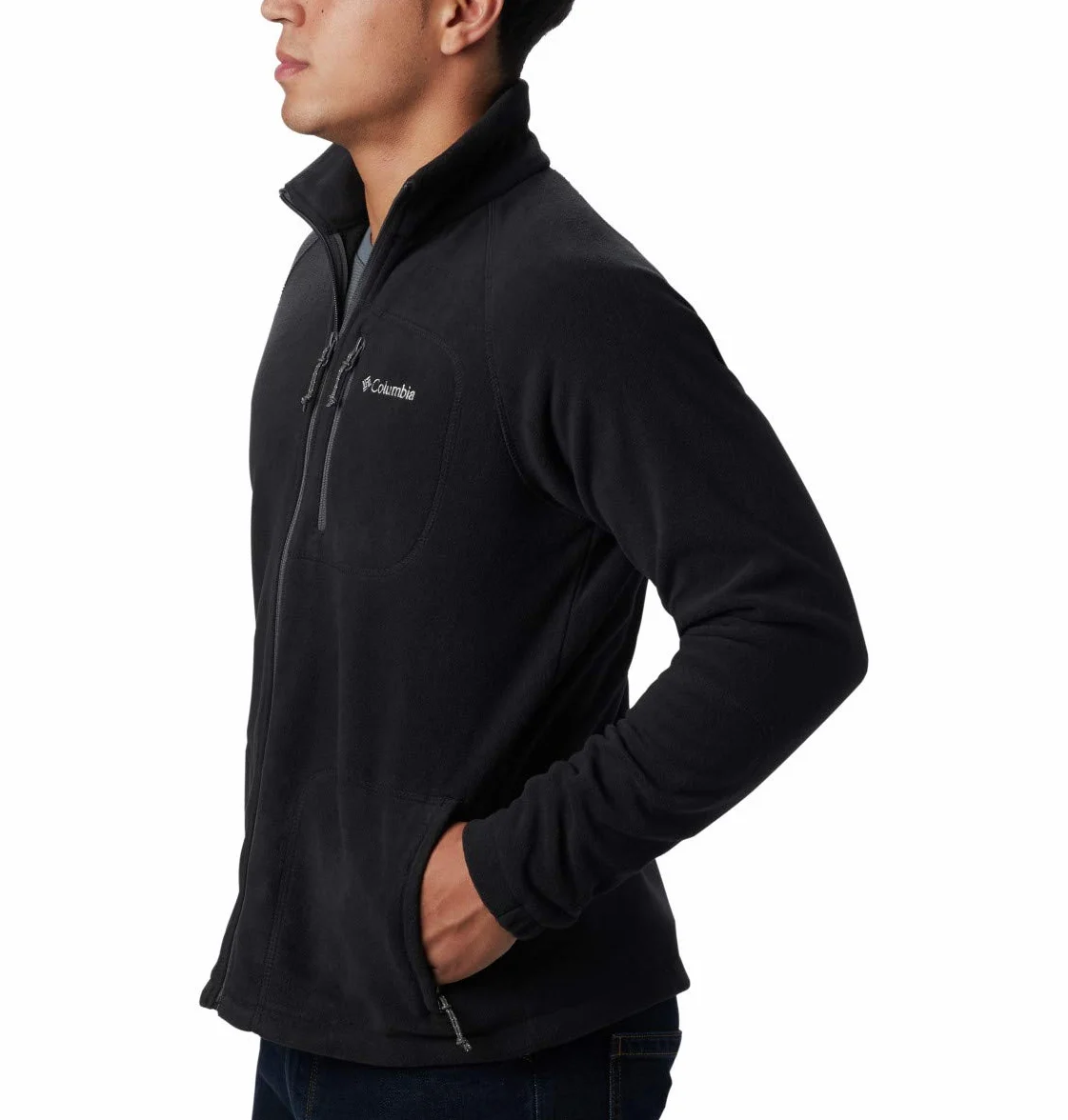 Columbia Fast Trek 2 Full Zip Fleece, Kurtka polarowa Mężczyźni, Black, XL