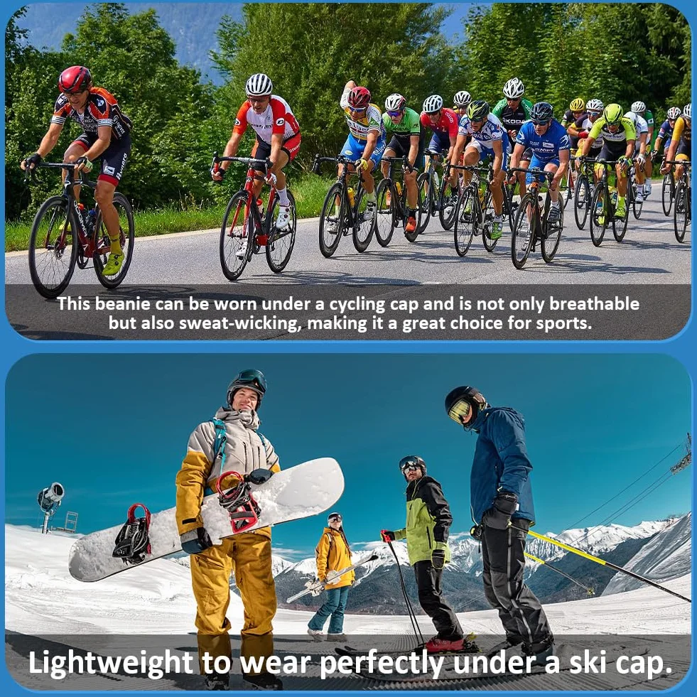 Bandana Czapka kolarska, Szybkoschnąca, Oddychająca Czapka Piracka, Sportowa Bandana Czapka Motocyklowa dla Mężczyzn Kobiet, Elastyczna Antypotliwość, Szybkoschnąca, Szary, 52-58cm