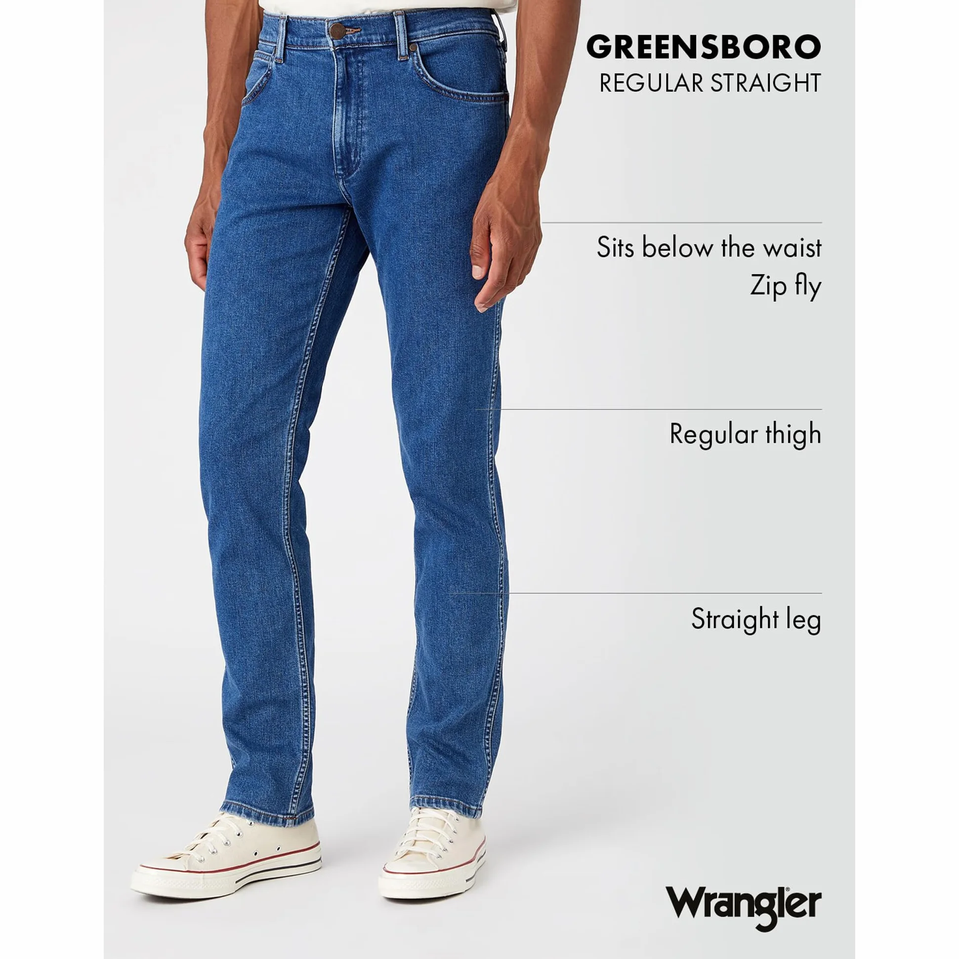 Wrangler GREENSBORO - Dżins Mężczyźni