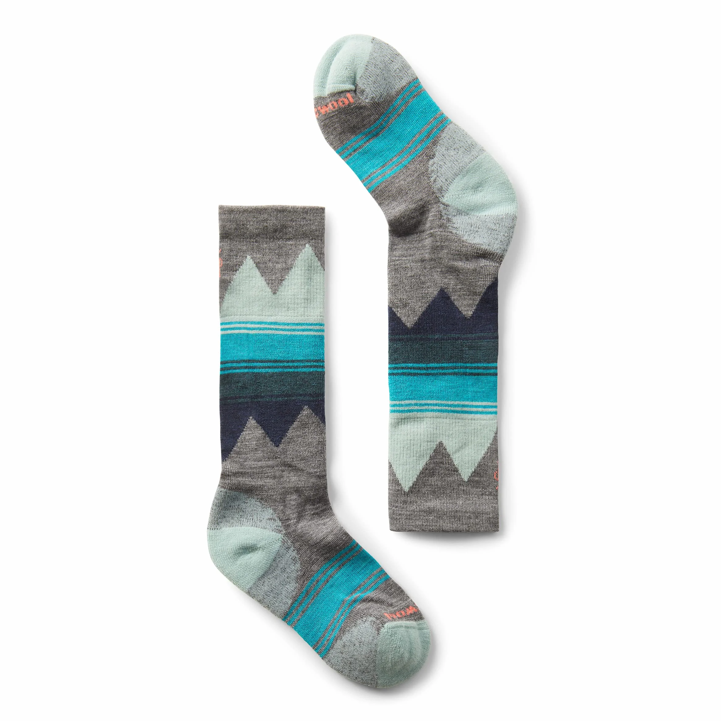 Smartwool Dziecięce skarpety narciarskie z poduszką OTC Unisex-młodzież Kids' Ski Light Cushion Otc Socks (2 w zestawie)