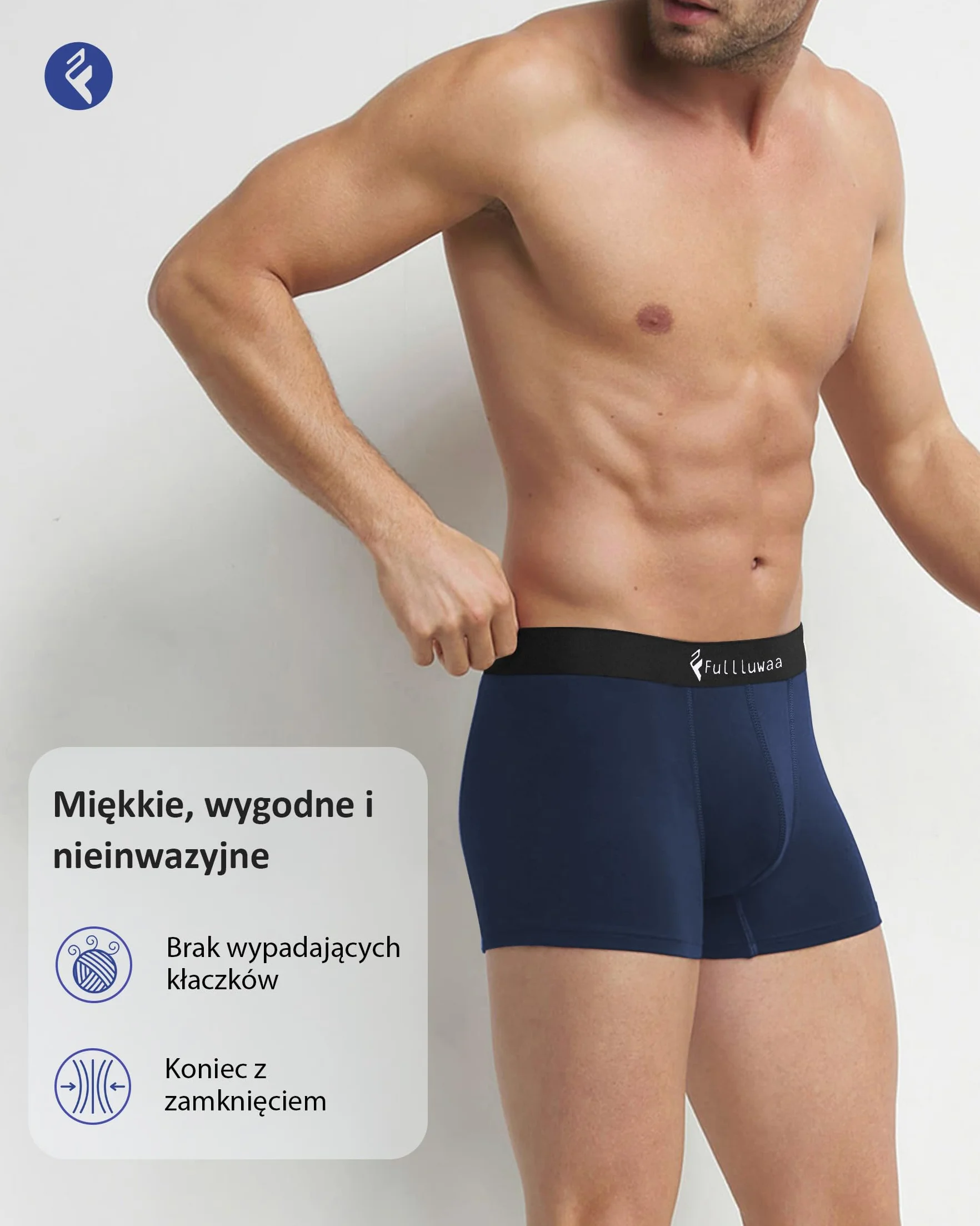 Fullluwaa Bokserki męskie, zestaw 12 sztuk, retro, bawełniane, miękkie i idealne dopasowanie (bez drapiących kartek)