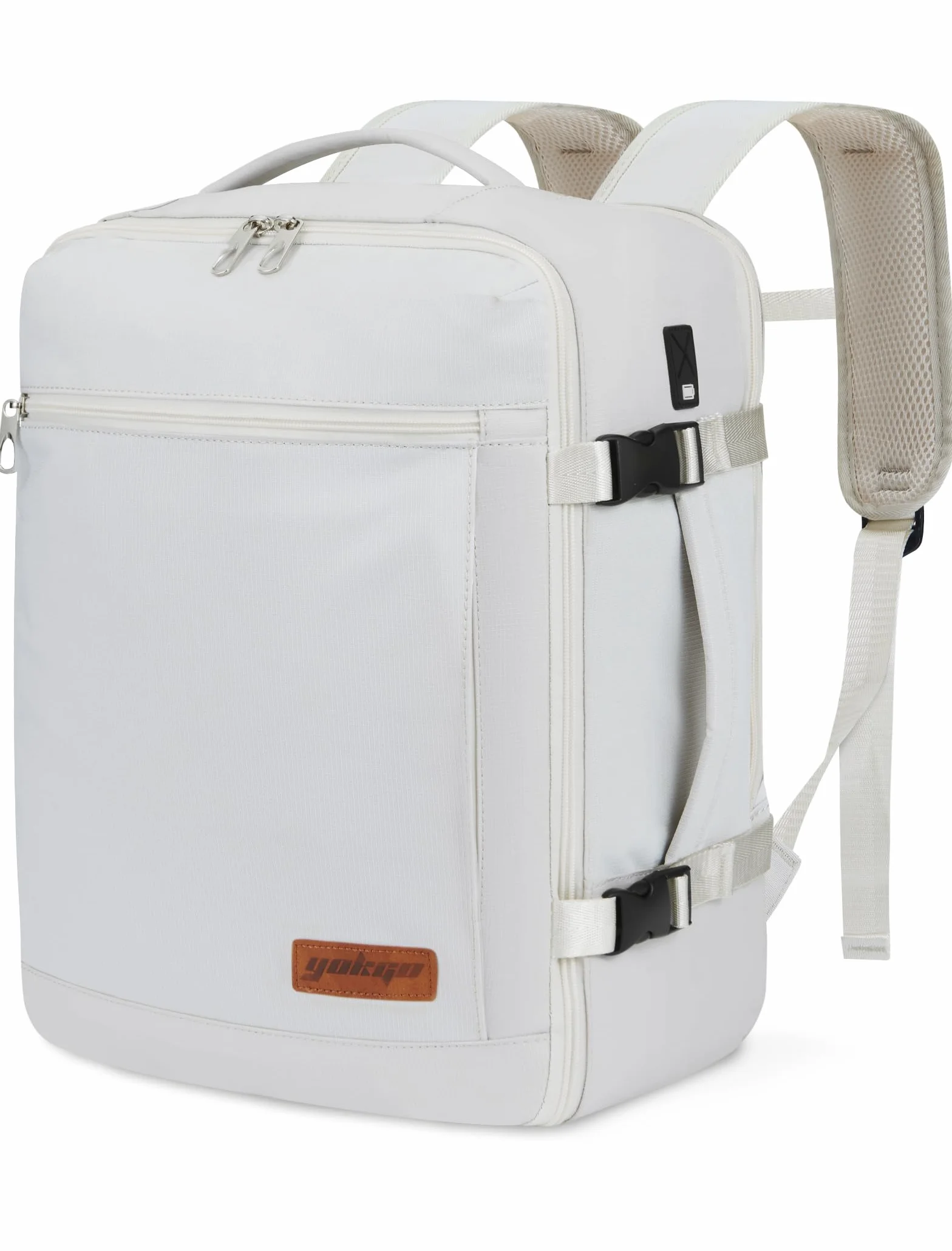 Plecak Kabinowy 40x30x20 cm do Ryanair, Bagaż Podręczny pod Siedzenie Wizz Air Vueling, Plecak na Laptopa 15,6", Wodoodporna Torba Podróżna 24L dla Kobiet i Mężczyzn, Biznes i Turystyka