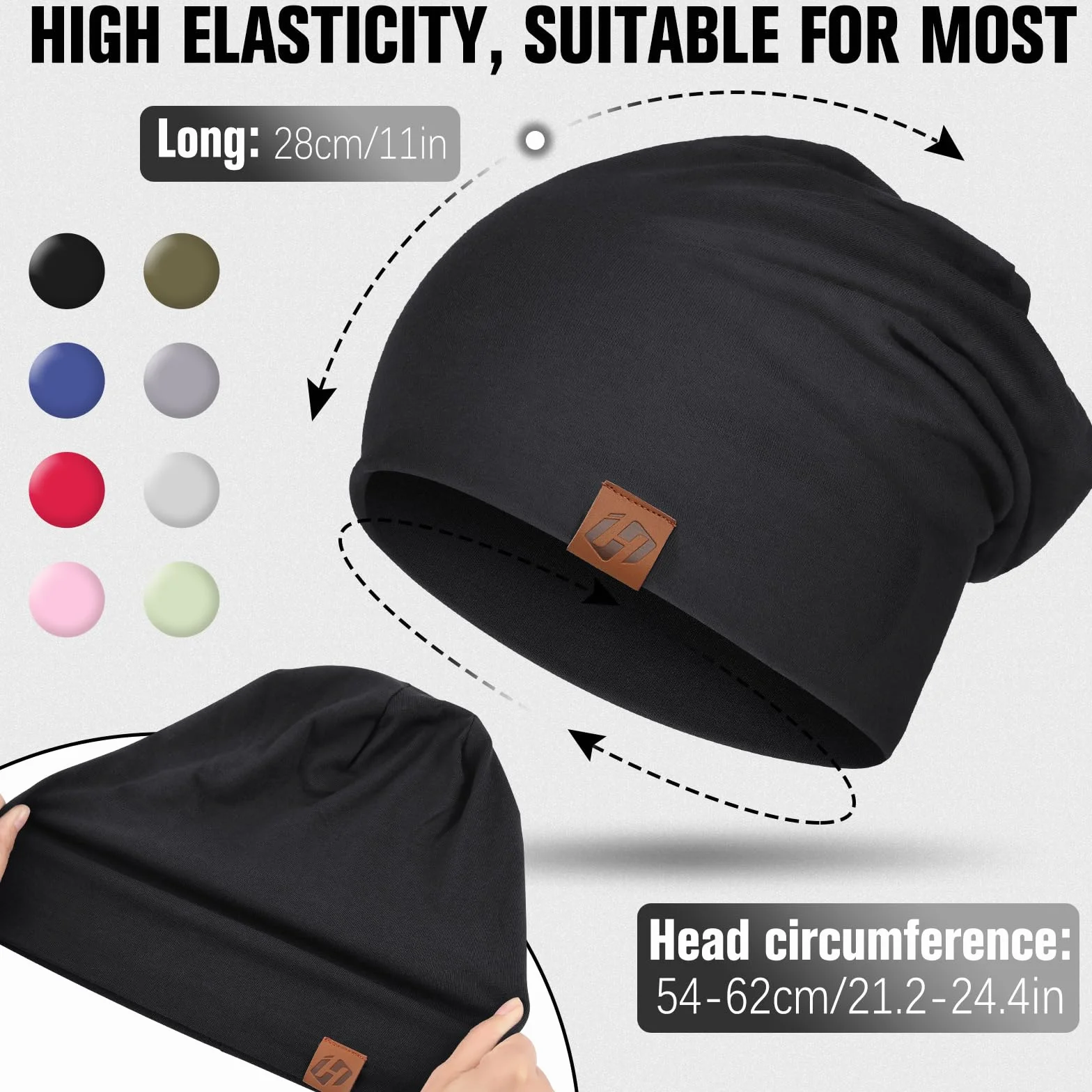 Czapka bawełniana miękka i przyjazna dla skóry unisex czapka beanie czapki męskie luźne czapki beanie dla kobiet