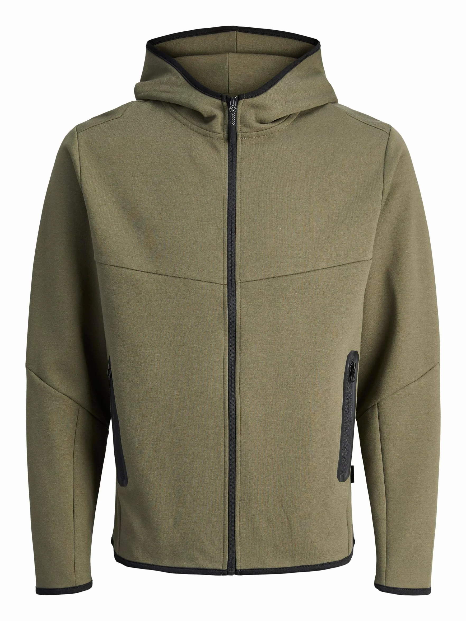 Jack & Jones Jcofusion Sweat Zip Hood Noos Jcofusion Sweat Zip Hood Noos (1 opakowanie), liść winogrona, S