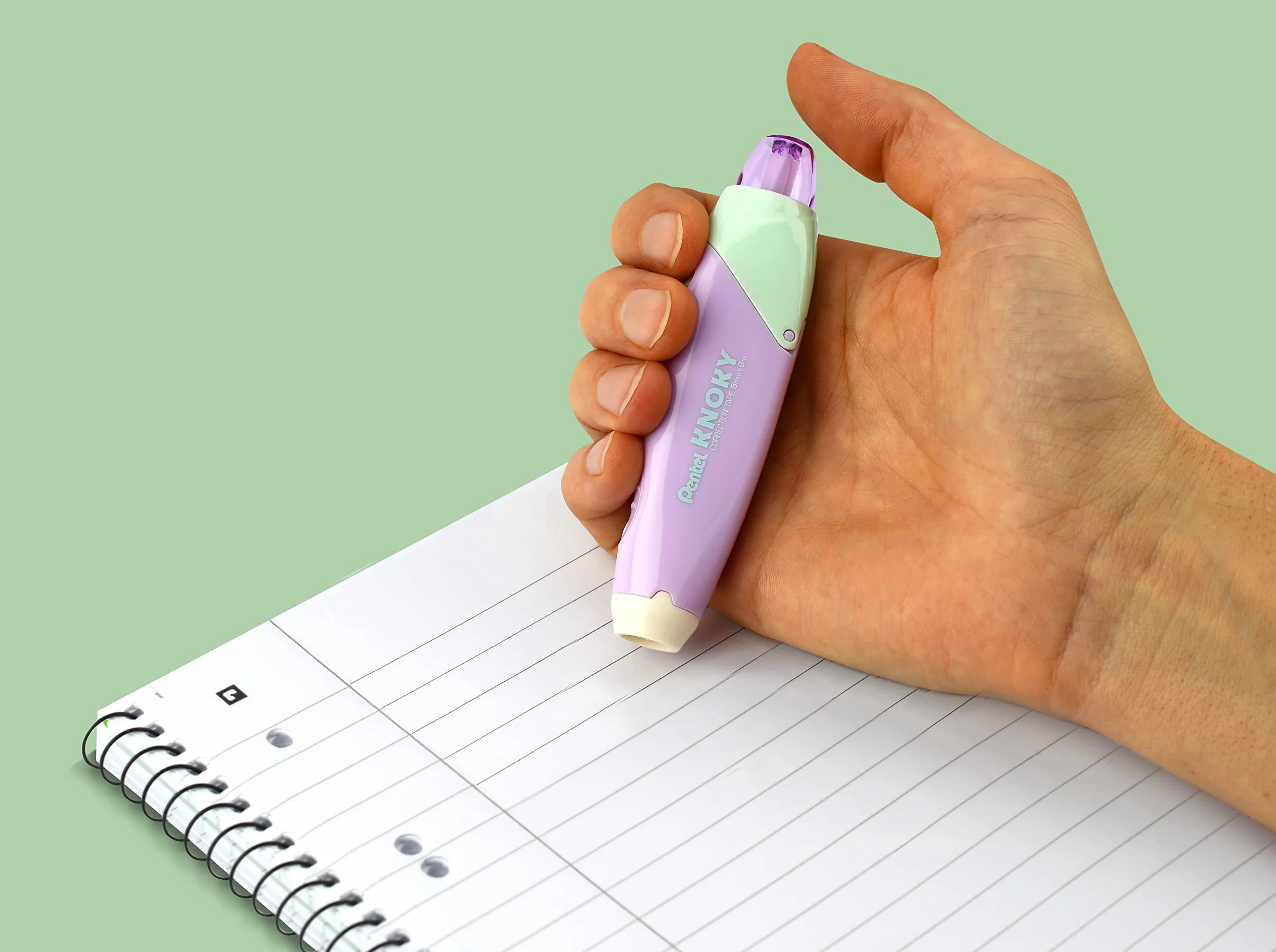 Pentel XZTTR805-WY Knoky urządzenie uzupełniające do taśmy korekcyjnej, długość 6 m, szerokość 5 mm, 1 sztuka