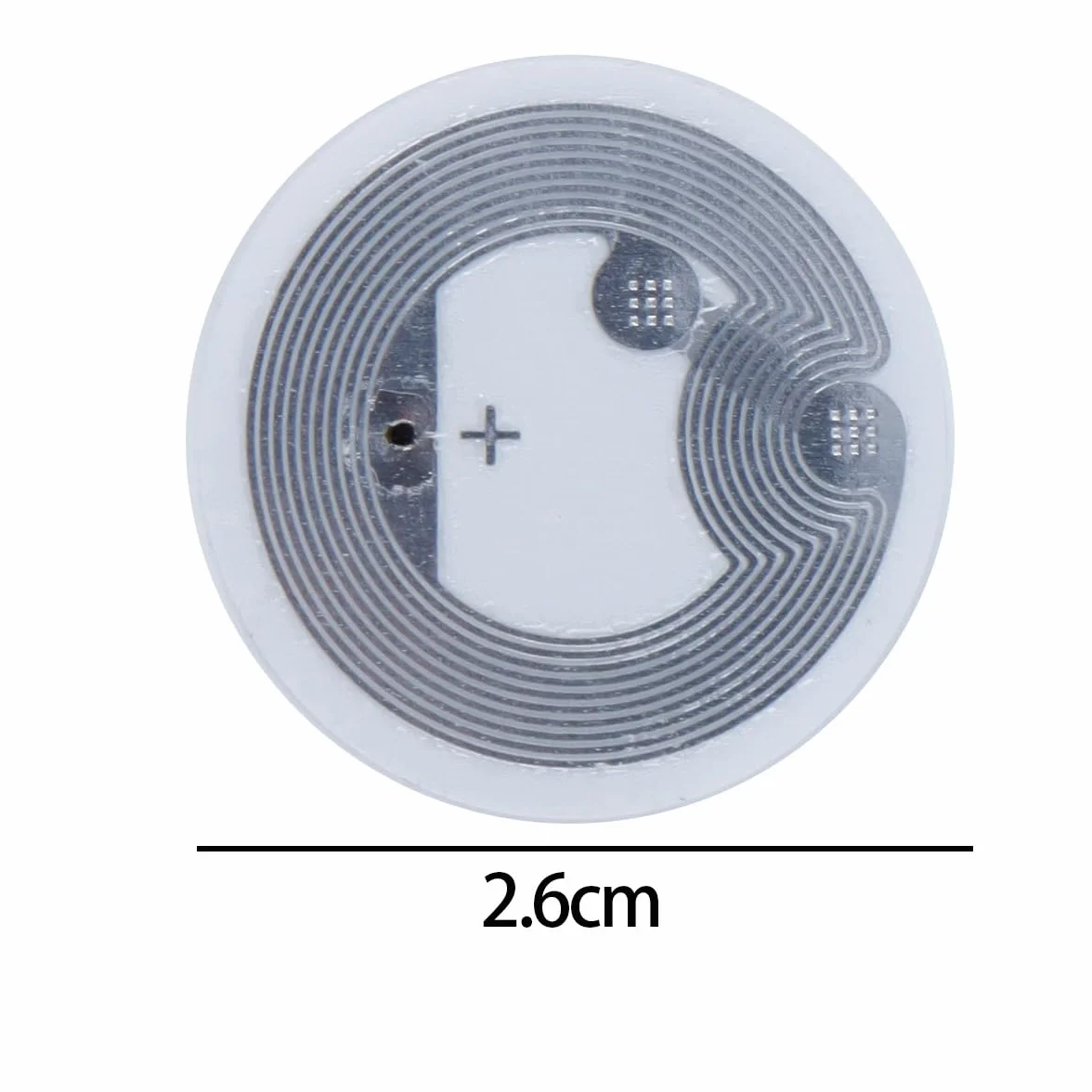 20 sztuk okrągłych tagów NFC o średnicy 25 mm, 215 chipów, pustych, wielokrotnego zapisu, samoprzylepnych naklejek, kompatybilnych z telefonami komórkowymi z systemem Android i obsługą NFC