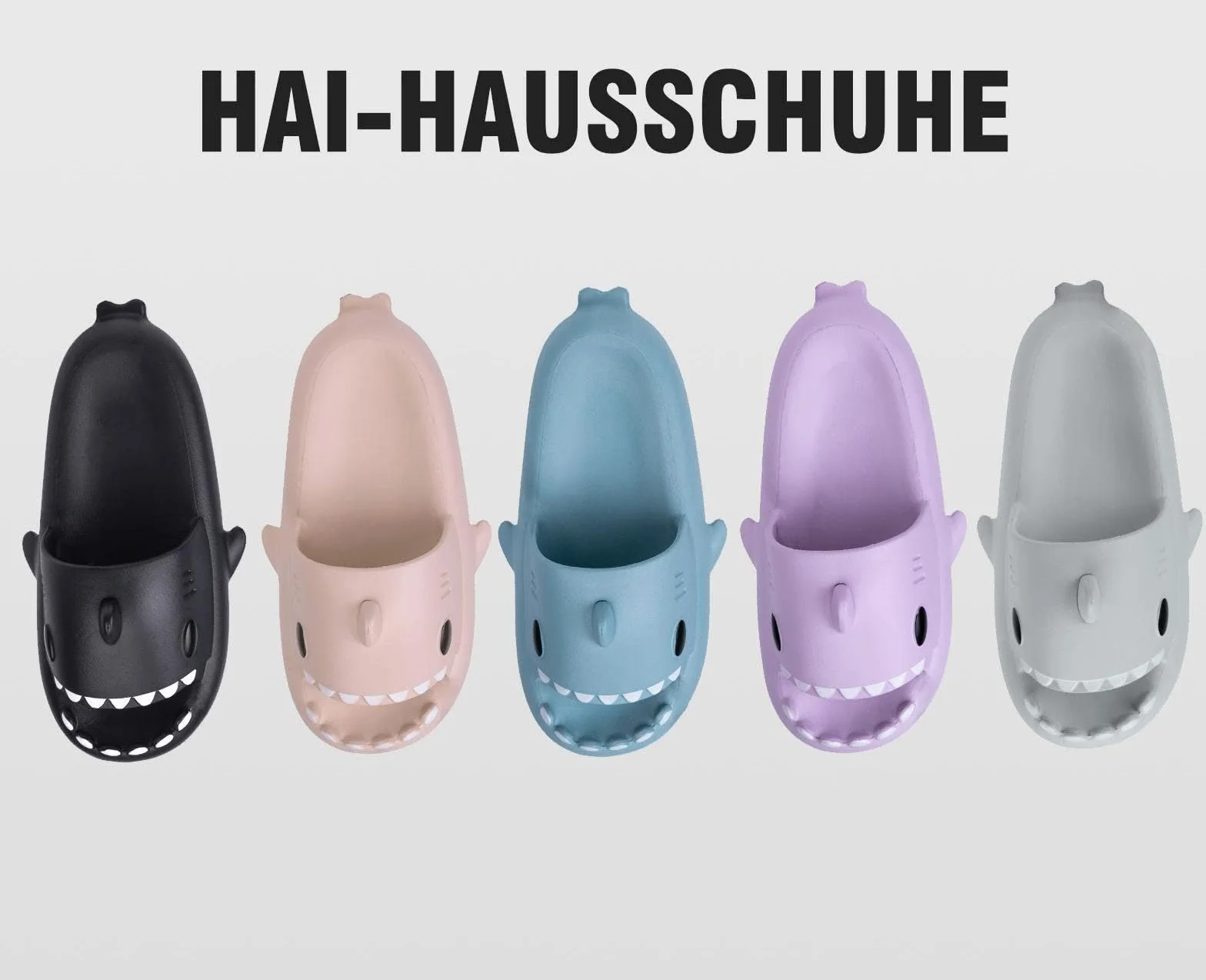 SAGUARO Shark Slippers damskie i męskie, miękkie i wygodne kapcie z rekinem, na lato, do domu, antypoślizgowe na basen, plażę, rekin