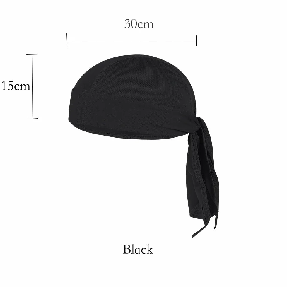 Chusta piracka, bandana, czapka rowerowa, nakrycie głowy, chusta na głowę pod kask rowerowy, chusta pirata, lato, szybkoschnąca, sportowa osłona do użytku na zewnątrz
