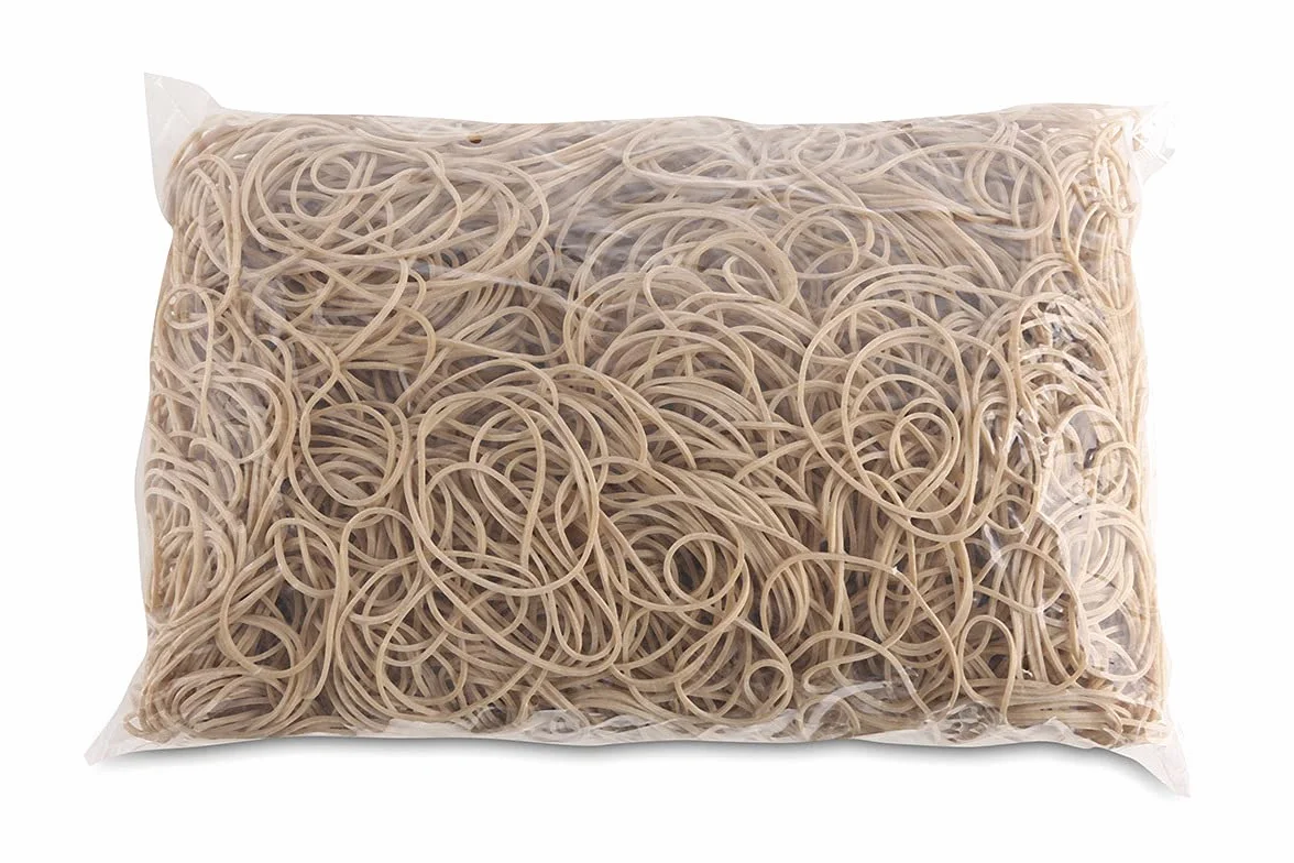Gumki Recepturki OFFICE PRODUCTS średnica 50mm 1,5x1,5mm 60% Kauczuku 1000g Zgrzewka Naturalne/Drobne Akcesoria Biurowe/Typ-Standard/Materiał-Kauczuk/Waga (g)-1000 / Kolor-Naturalny