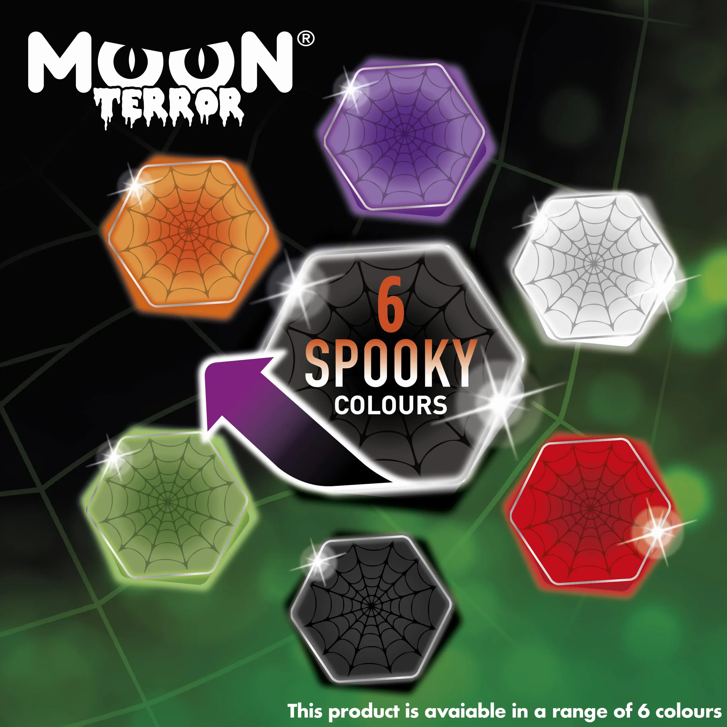 Halloween Glitter Shakers, Black, Single 5g
