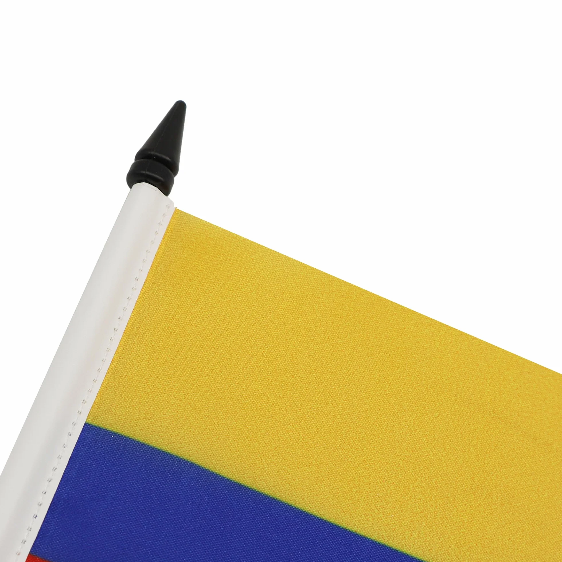Drapeau de Table Colombie en Polyester 100D, 21cm x 14cm