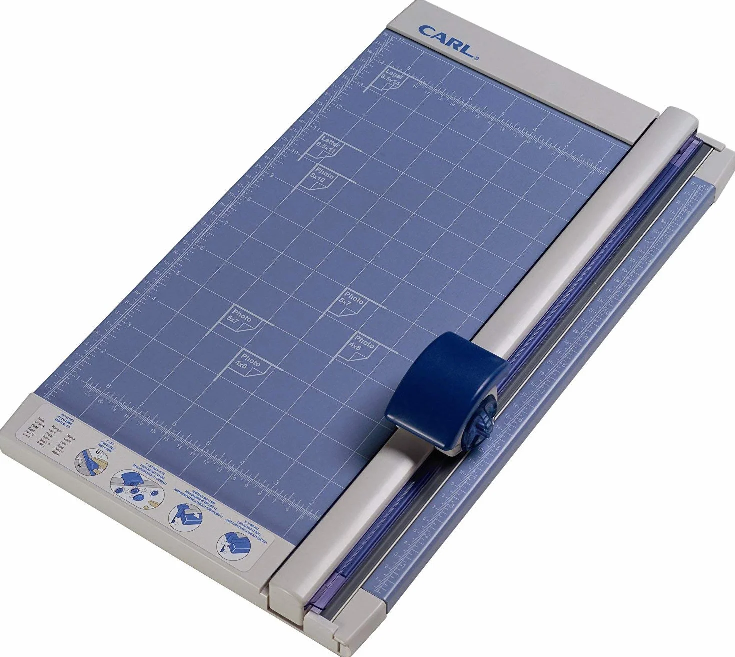 Carl Manufacturing 12200 Rotary Trimmer 12-Inch 10 Sht Cap. 10-1/4-Inch x12-Inch x3/4-Inch GY
