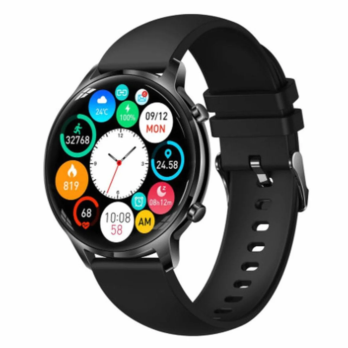 Manta Smartwatch SWU301BK Czarny 1,32"
