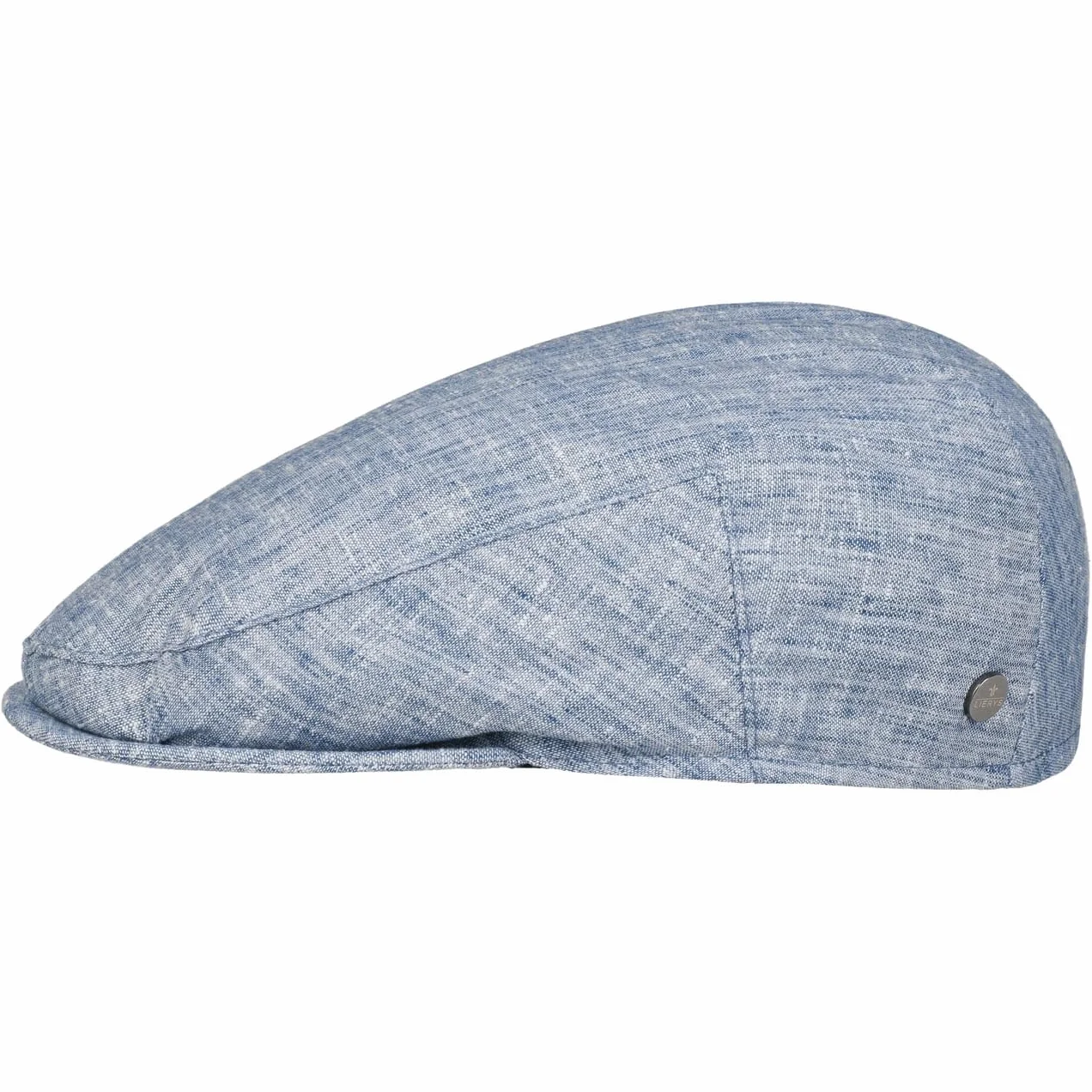 LIERYS Denim Summer Mix płaska czapka z daszkiem, lniana czapka, bawełniana czapka męska – Made in Italy z daszkiem, podszewką, podszewką