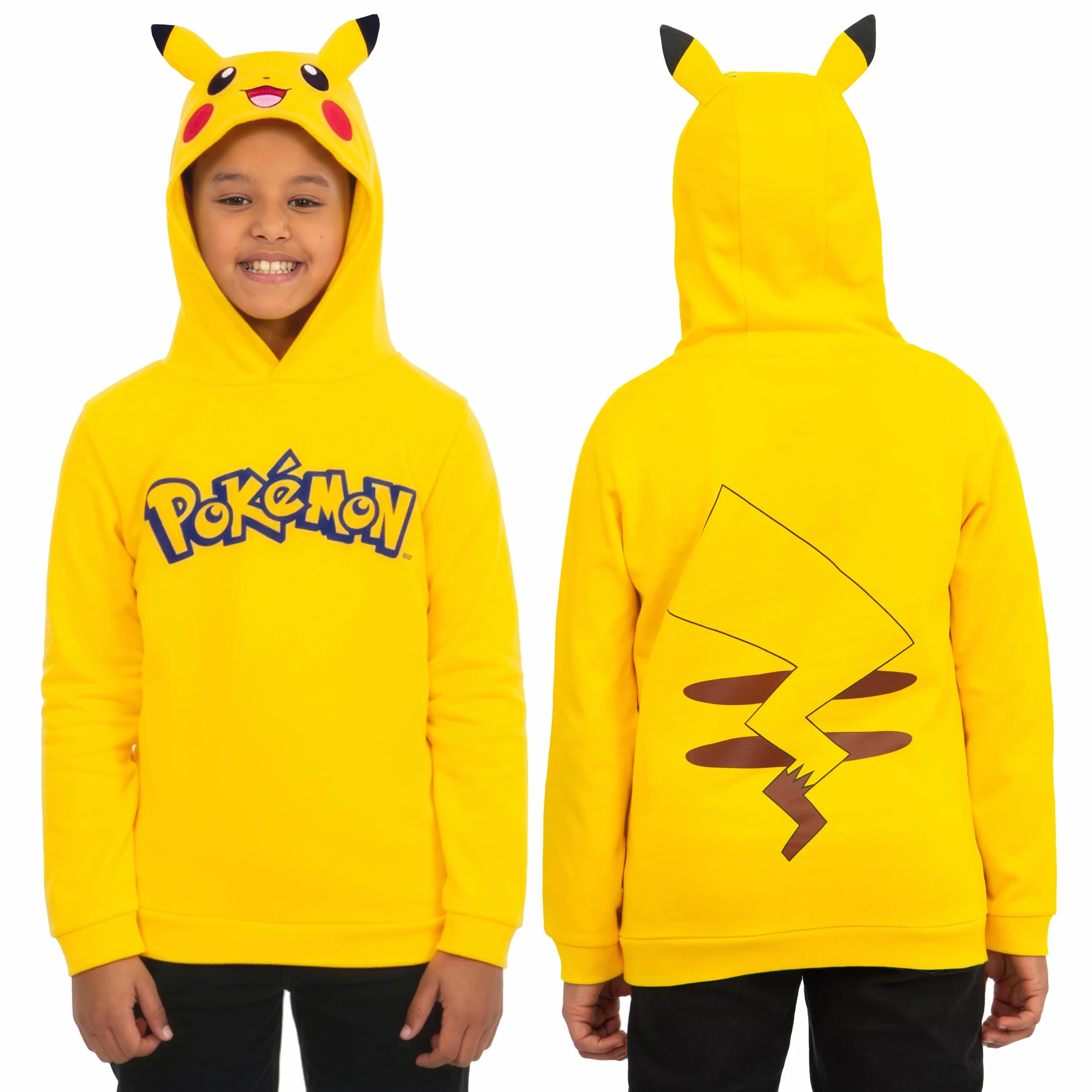 Pokémon Bluza, Chłopięca Bluza Z Pikachu Z Uszami 3D, Bawełniana Odzież Dla Dzieci, Bluzy Chłopięce Pika