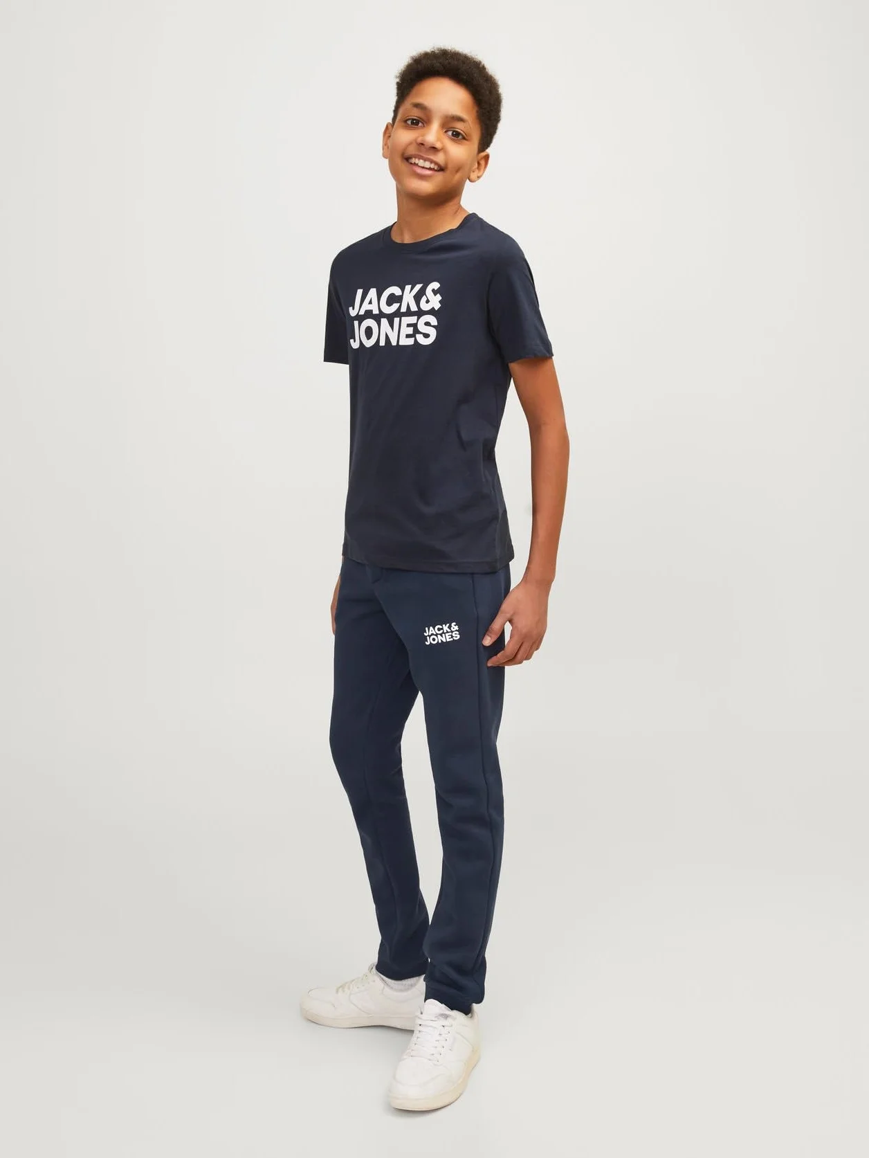 JACK & JONES Jpstgordon Jjnewsoft Sweat Pant Noos Mni - spodnie dresowe Chłopcy