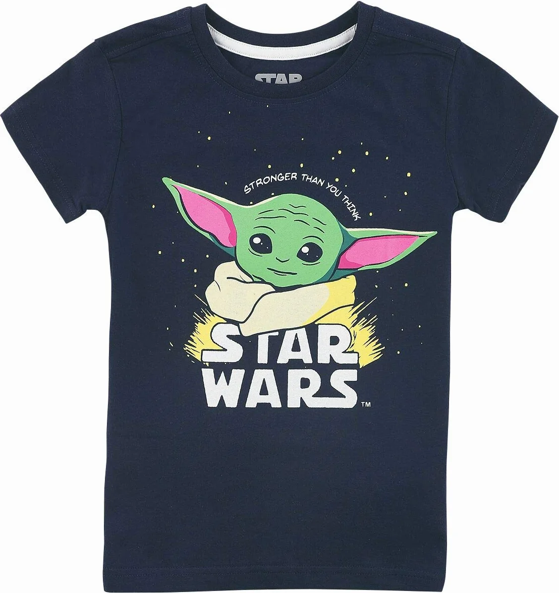 Star Wars Kids - The Mandalorian - Baby Yoda - Grogu Unisex T-Shirt ciemnoniebieski