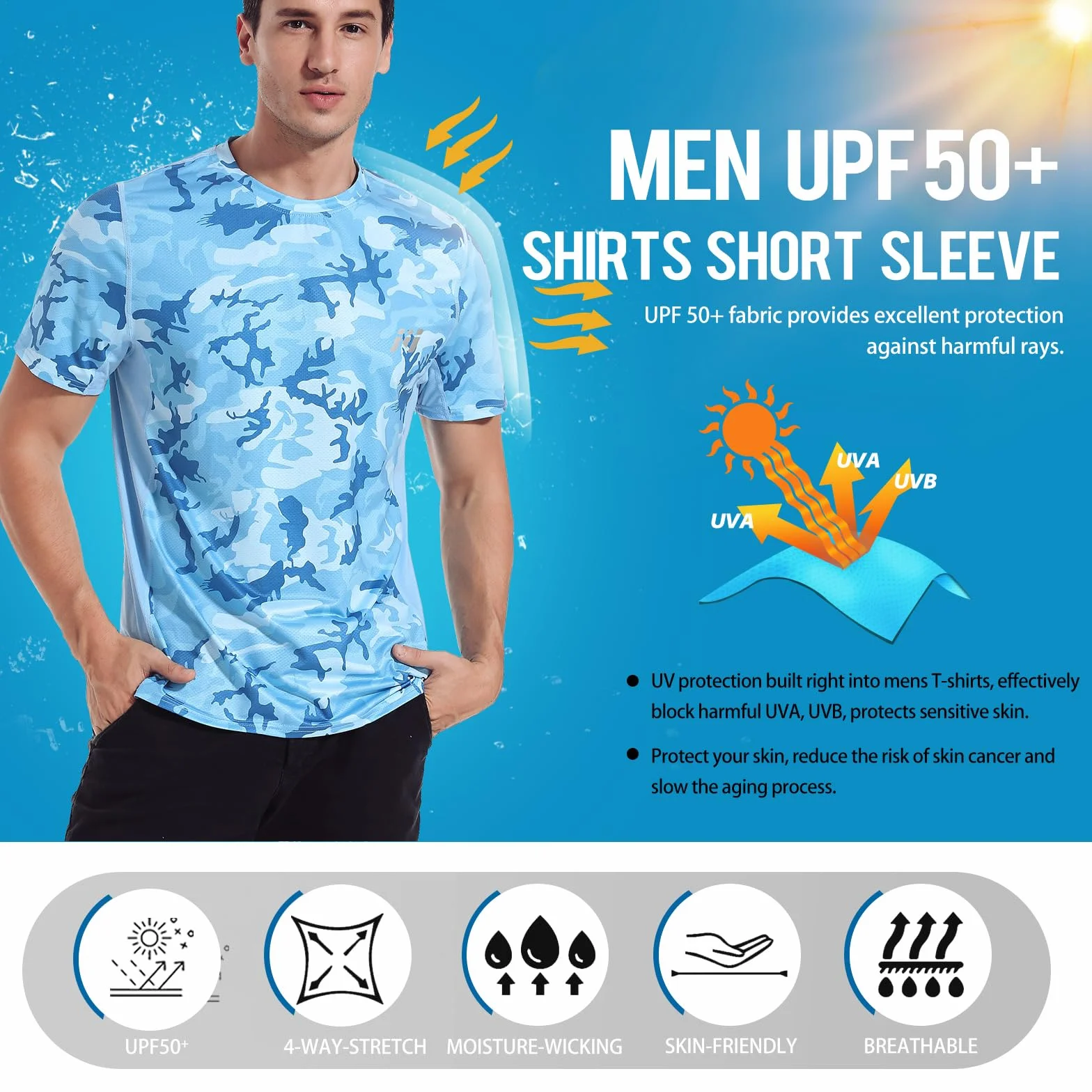 MEETWEE T-Shirt Mężczyźni Sports Shirt Men-UP9ST-1