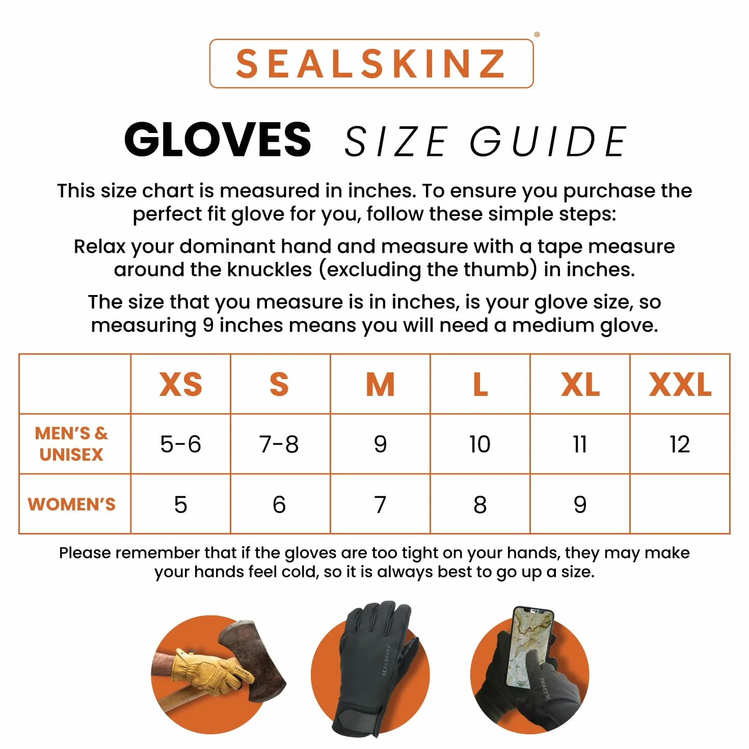 Sealskinz Paston Rękawice Damskie Z Perforowaną Powierzchnią Dłoni, Na Zimną Pogodę, Zielone, Xl