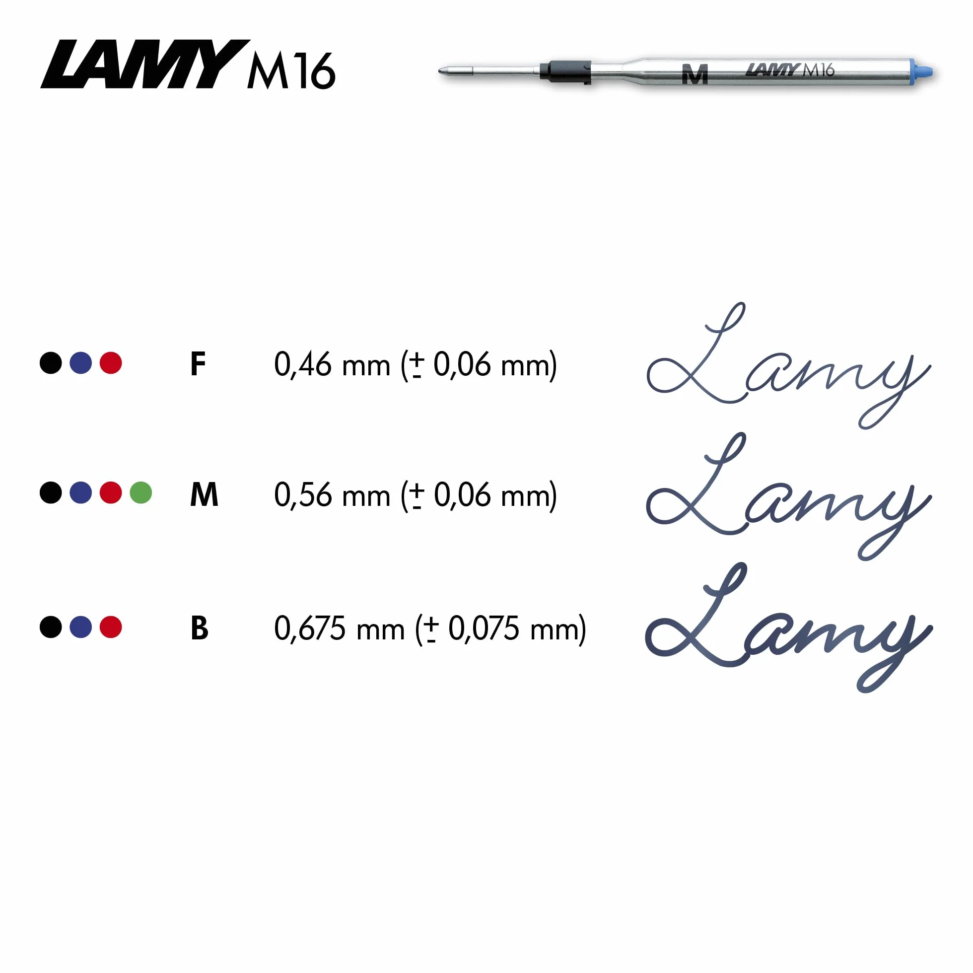 LAMY noto długopis 283 – długopis w kolorze biało-srebrnym z mechanizmem naciskowym – z wkładem o dużej pojemności – linia pisania M